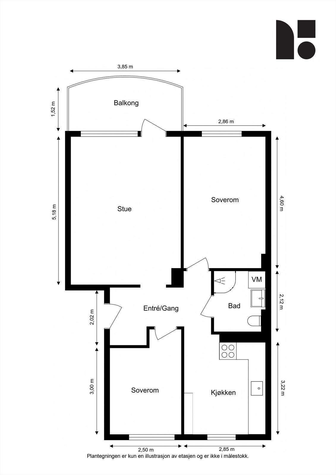 Planløsning. Galleribilde