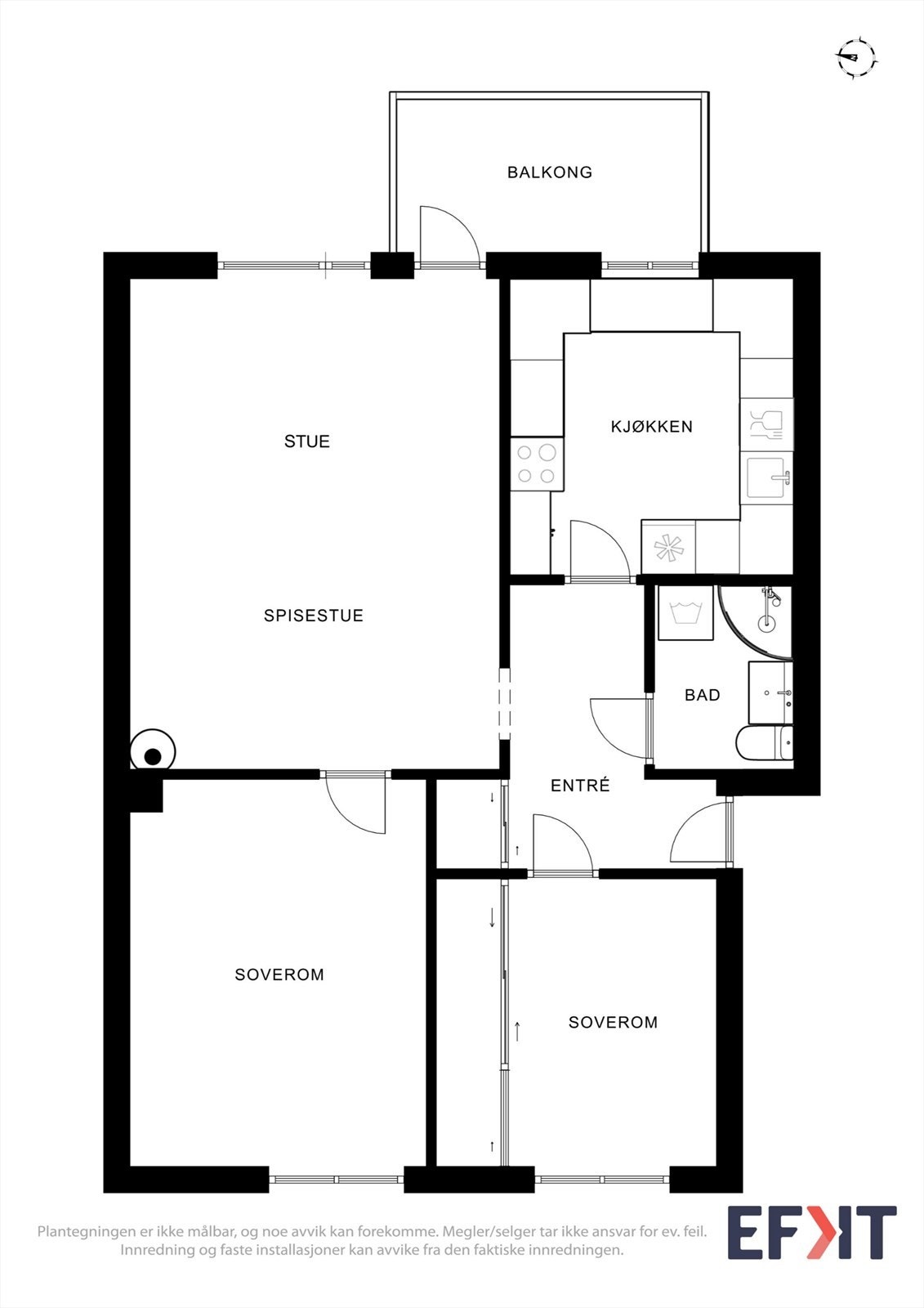 Plantegning Galleribilde