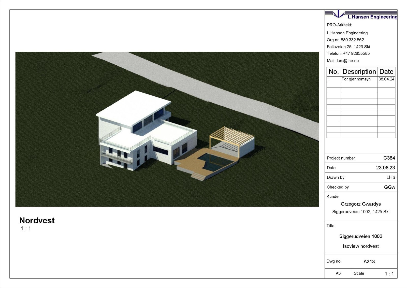 I tillegg til boligen er det en garasje som måler ca. 46 kvm og et uthus på ca. 42 kvm. Galleribilde