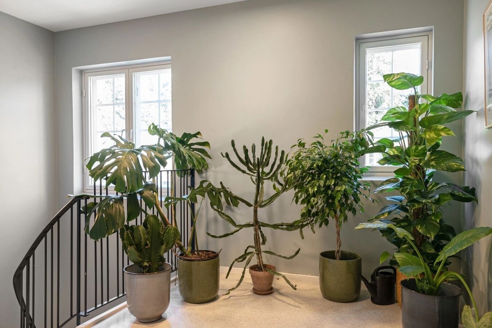 Fra leiligheten kan man og velge å gå ut med direkte adkomst til Hasleveien. Galleribilde