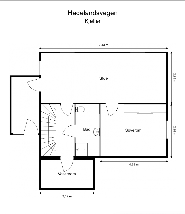 PLANTEGNING KJELLER Galleribilde