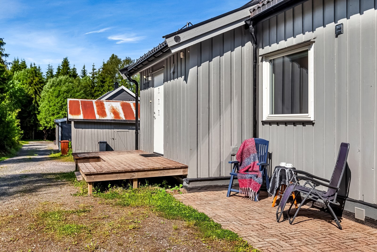 Eiendommen byr på fine solforhold. Galleribilde