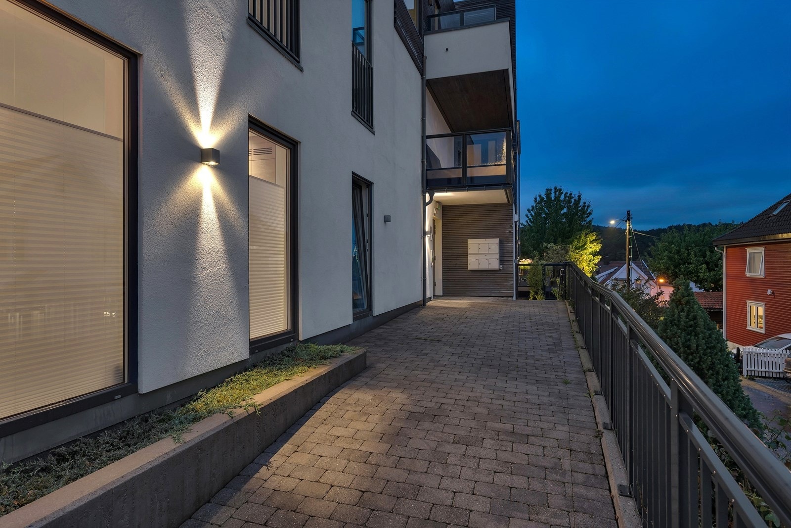 Hyggelig inngangsparti Galleribilde