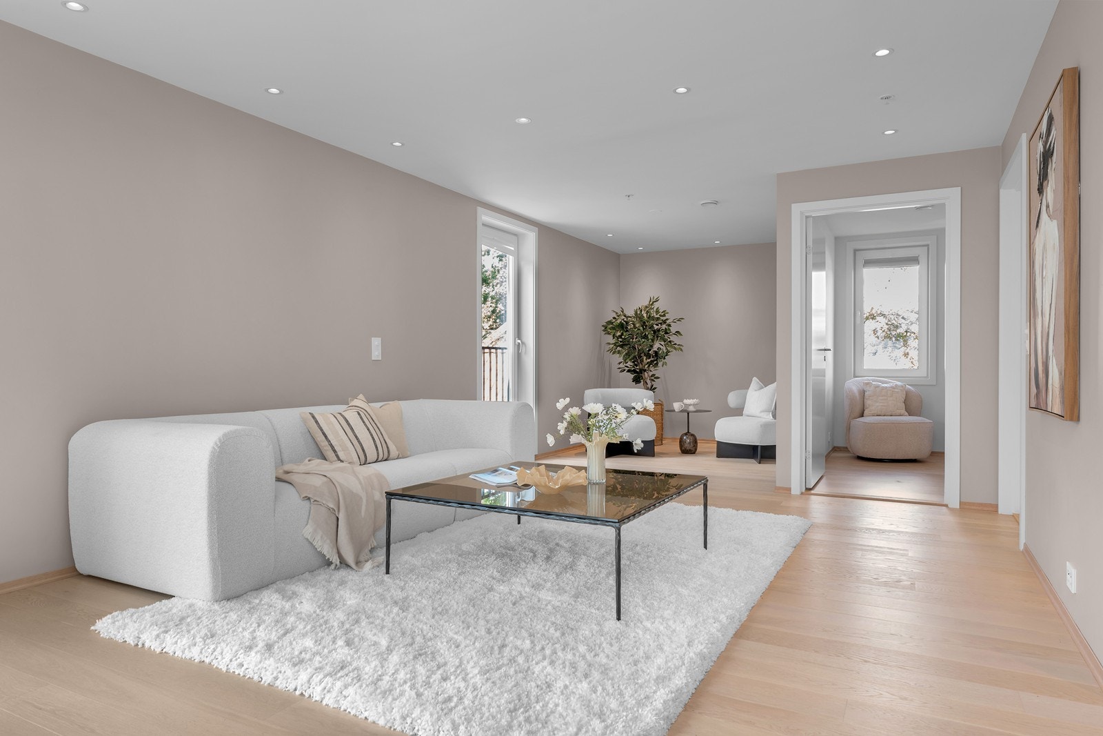 Gjennomgående smart planløsning, samt lekre detaljer Galleribilde