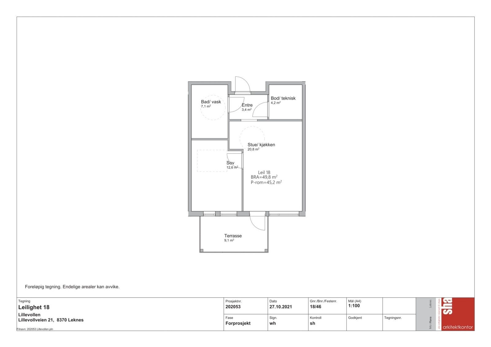 Planskisse Galleribilde