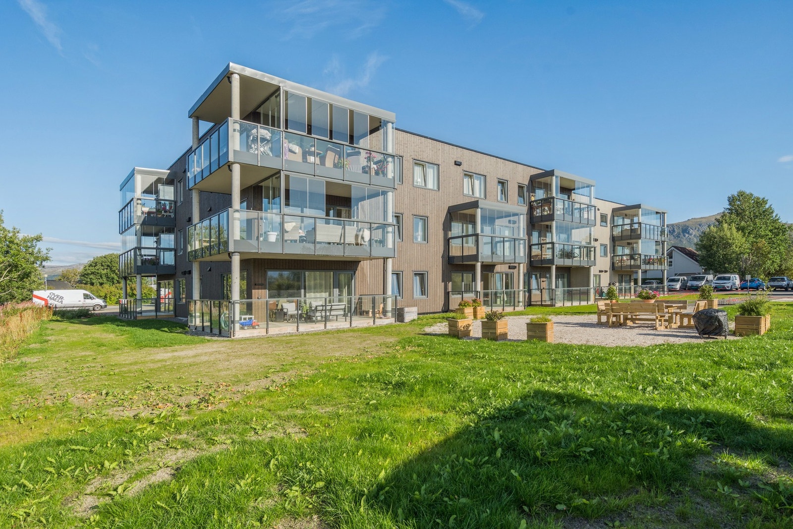 Koselig og solrikt uteområde. Galleribilde