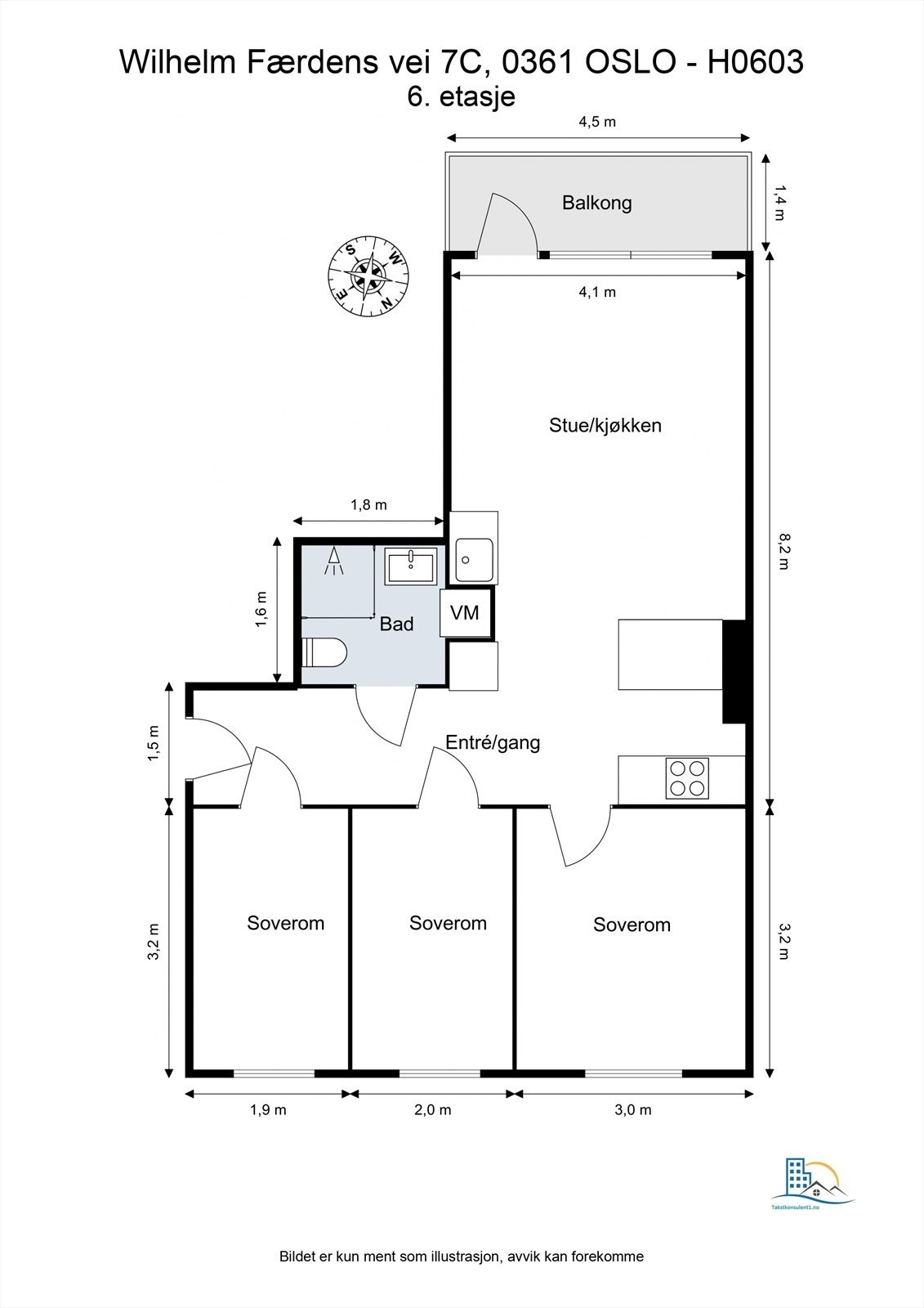 Plantegning Galleribilde