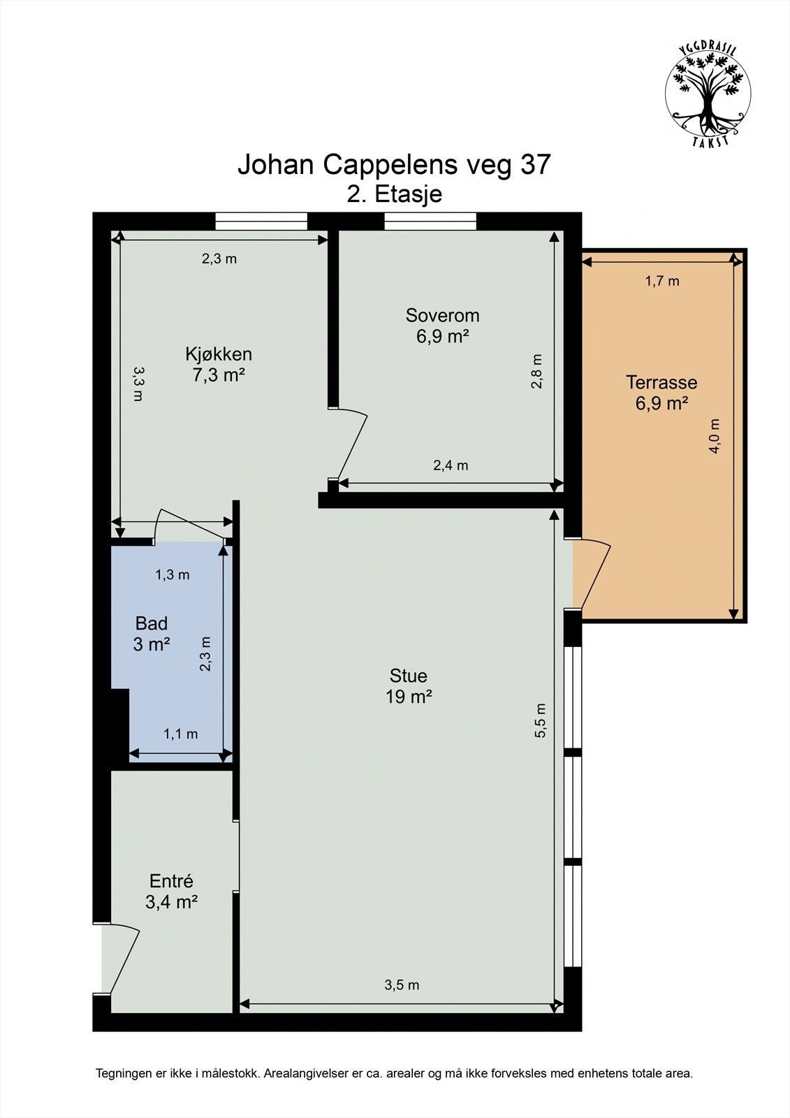 Plantegning Galleribilde