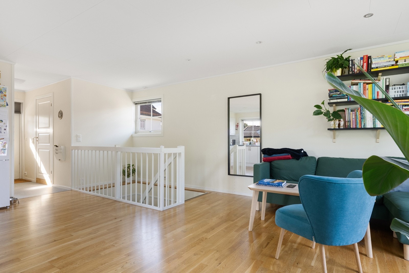 Fra stuen går du ned til underetasjen. Galleribilde