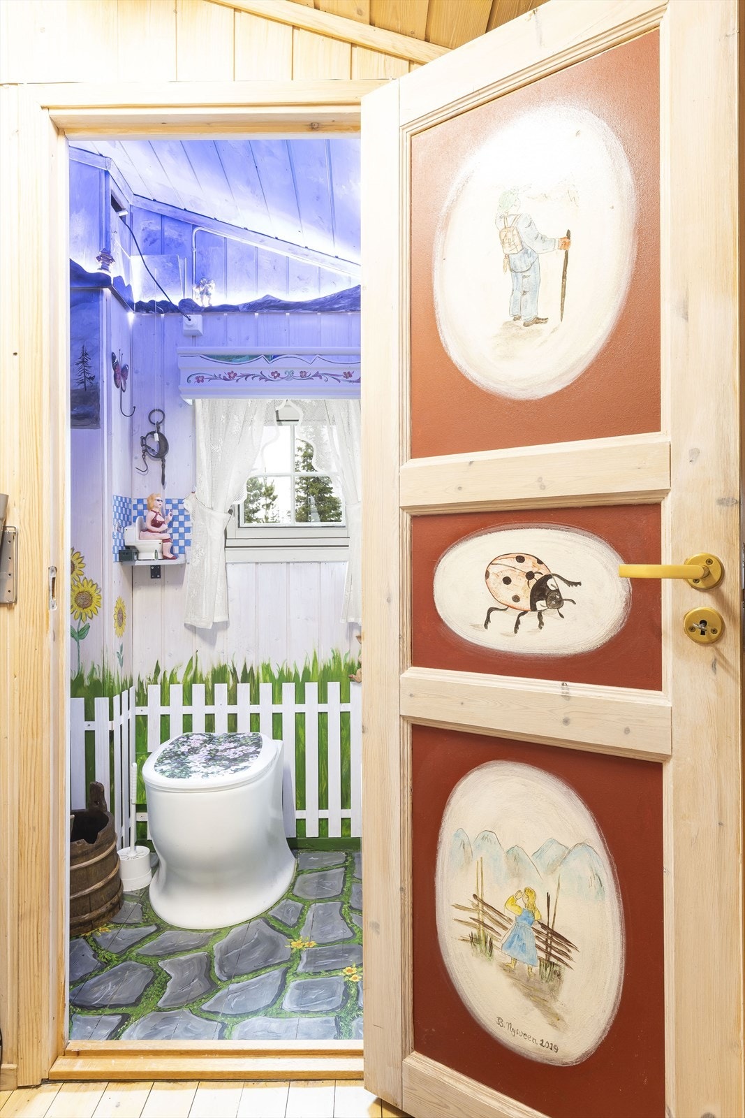 Toalettrom Galleribilde