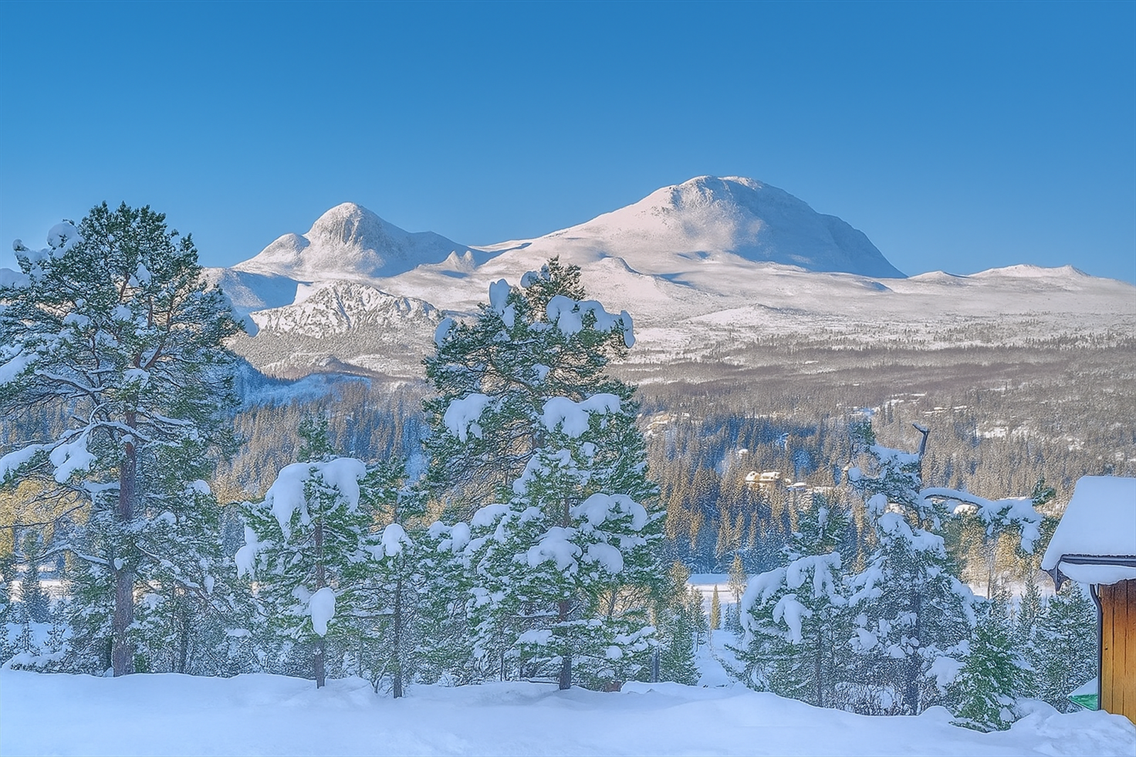 Fin utsikt til Gaustaknea! Galleribilde