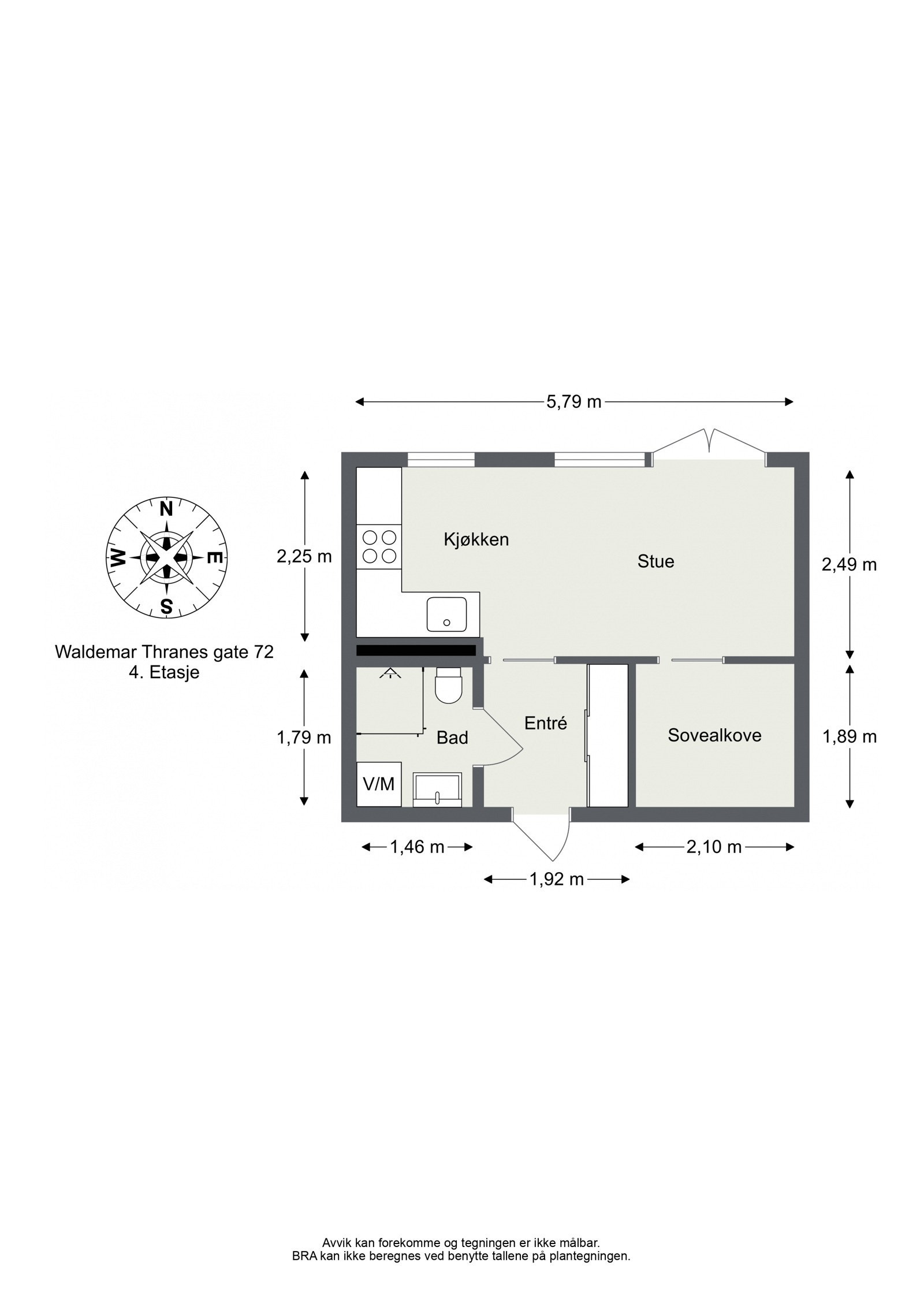 Plantegning Galleribilde