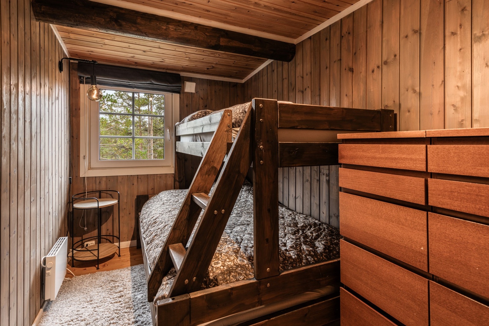 Koselig soverom i lune fargetomer Galleribilde