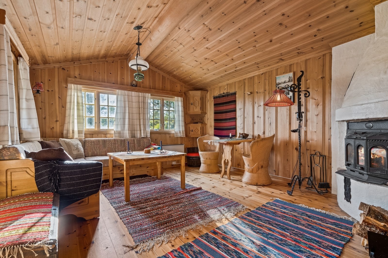 Hyggelig stue i annekset Galleribilde