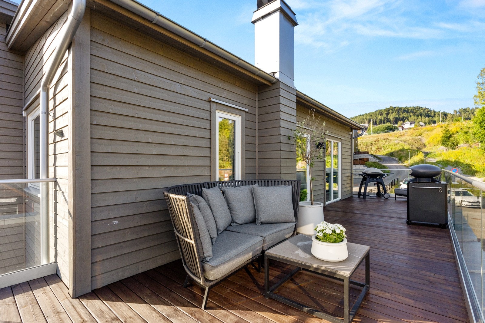 Et hyggelig uteområde som du kan innrede etter eget ønske. Galleribilde