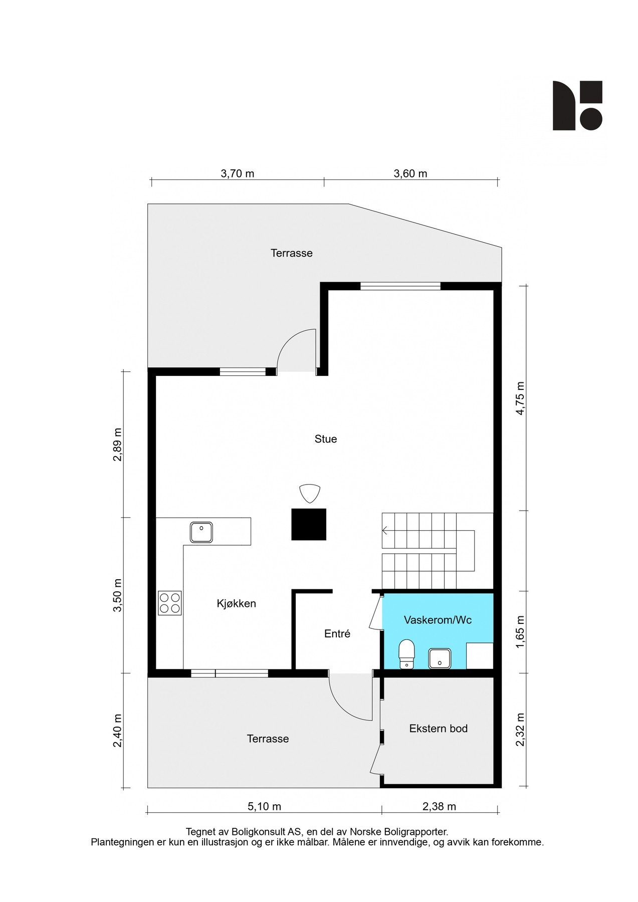 Plantegning - Første etasje Galleribilde