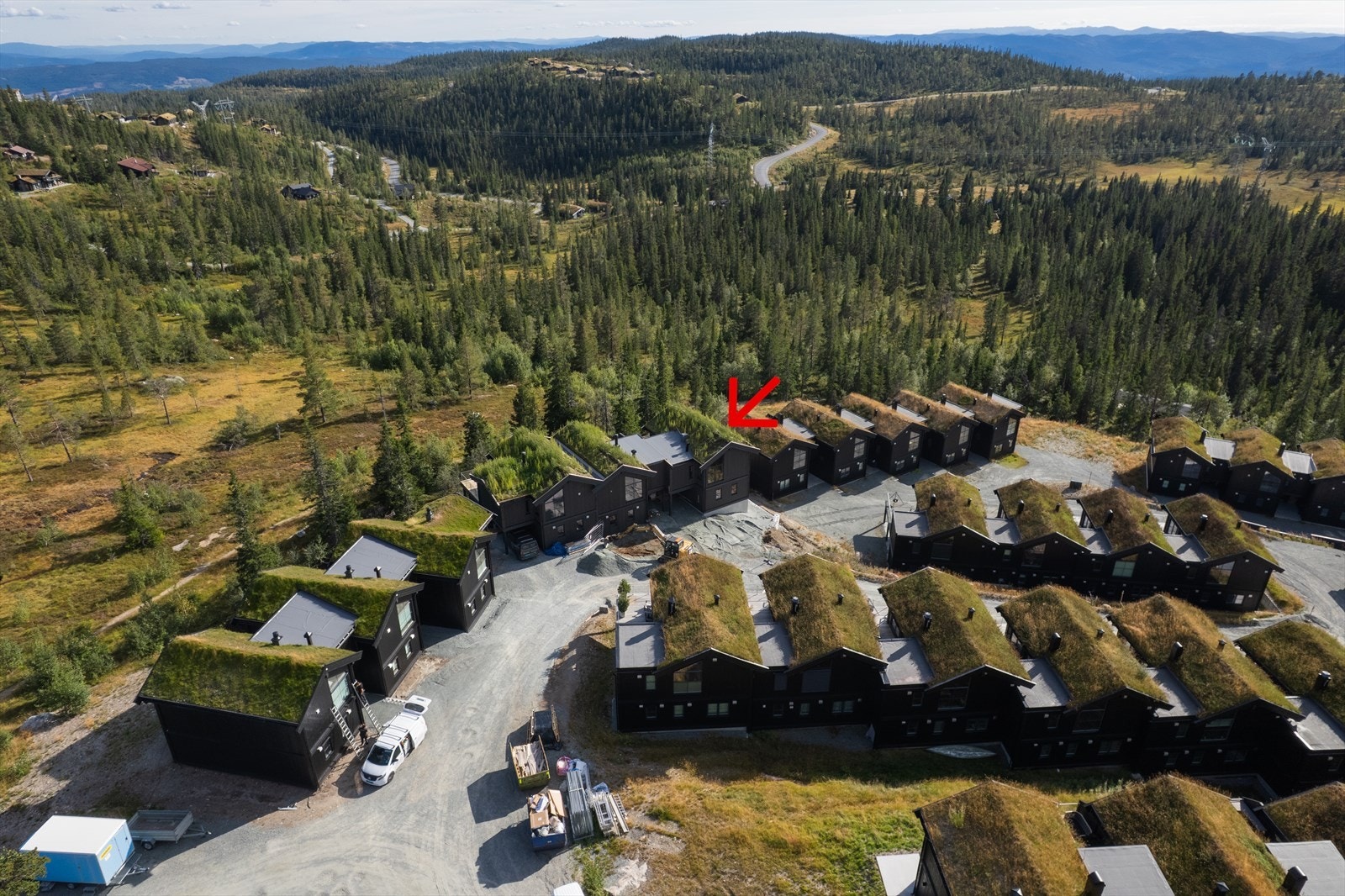 Nydelige utsikts-/ solforhold. Galleribilde