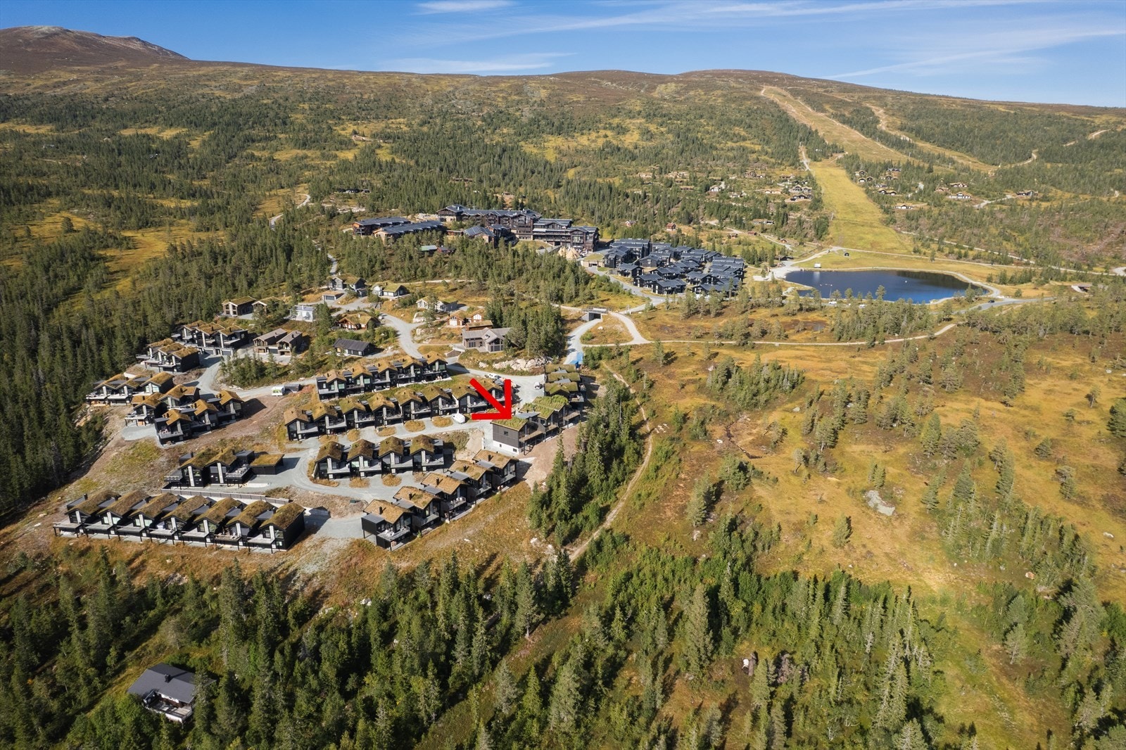 I tillegg har du gangavstand til alpinbakkene på Norefjell fra hytta. Galleribilde