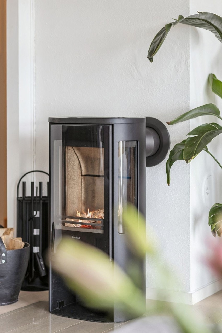 Contura Style peisovn og utført kontroll av pipe 2023. Galleribilde