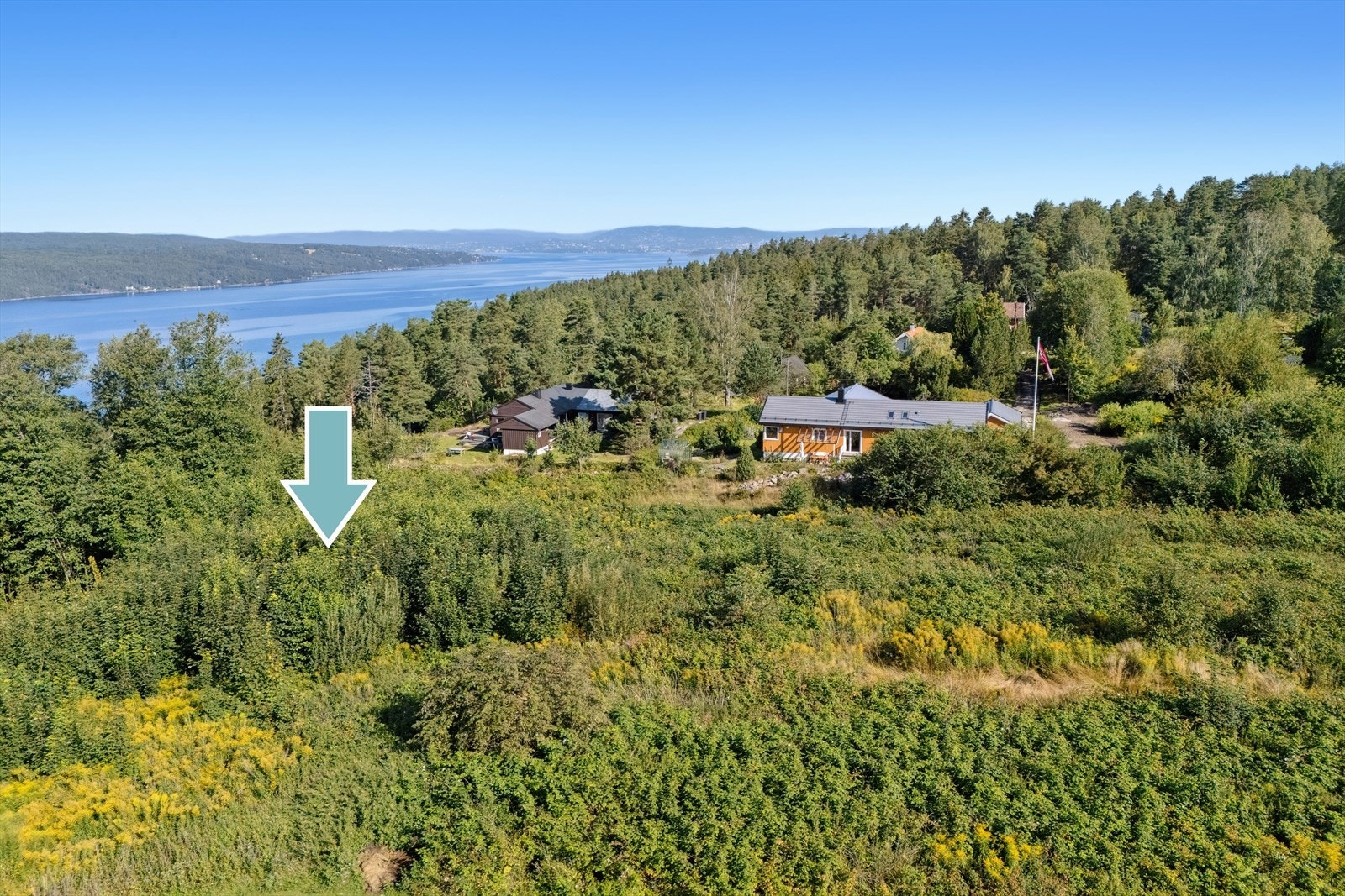 Sjelden tomt med mulighet for to eneboliger. Galleribilde