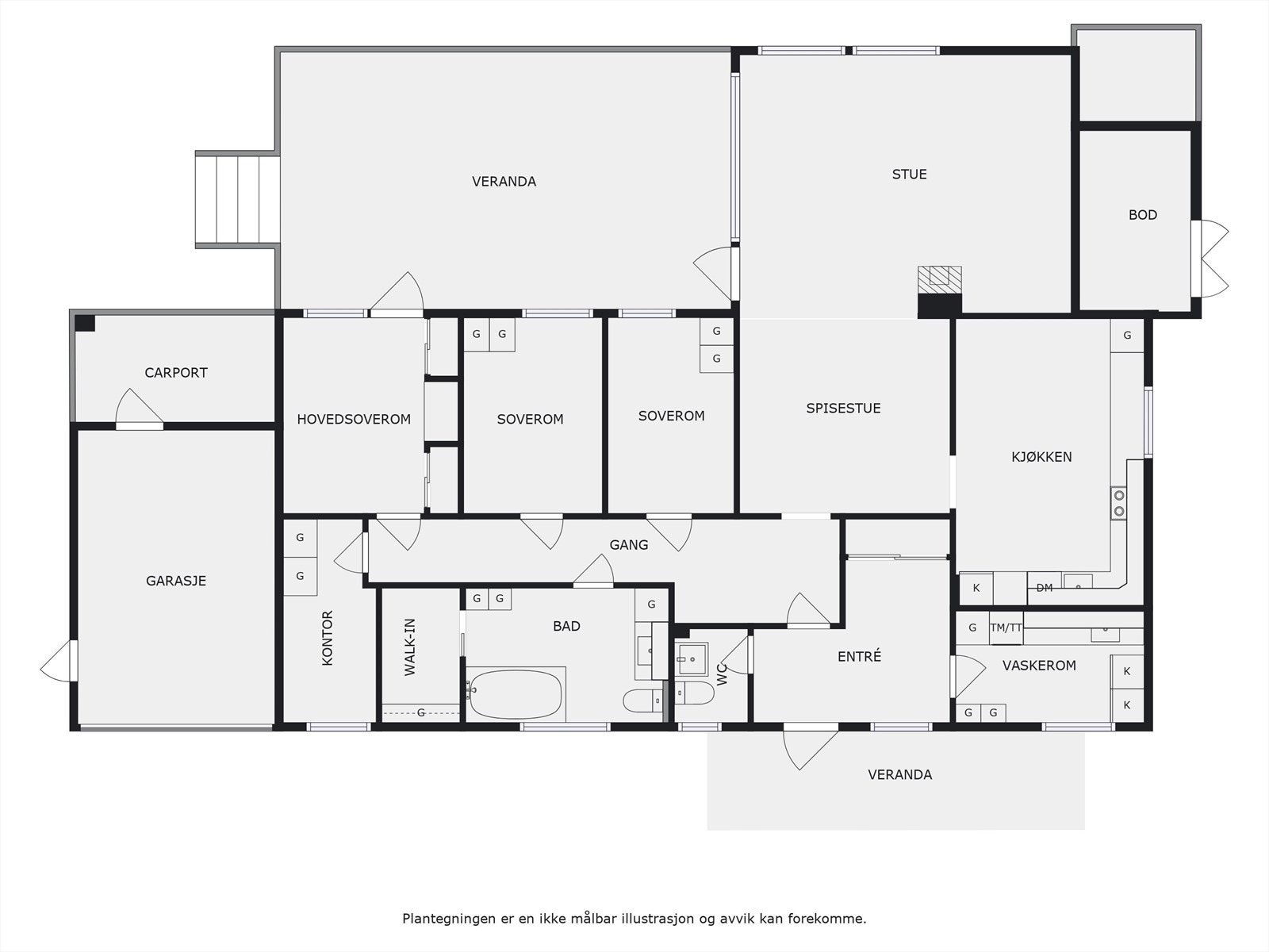 Plantegning. Galleribilde