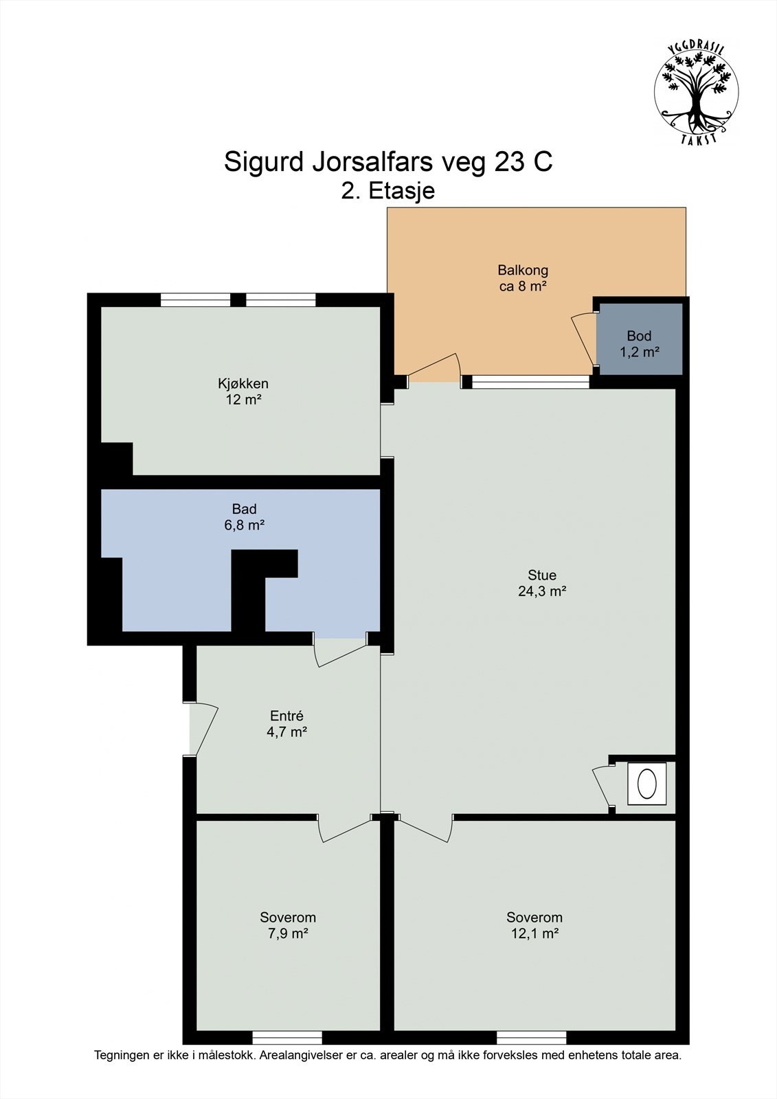 Planskisse. Galleribilde