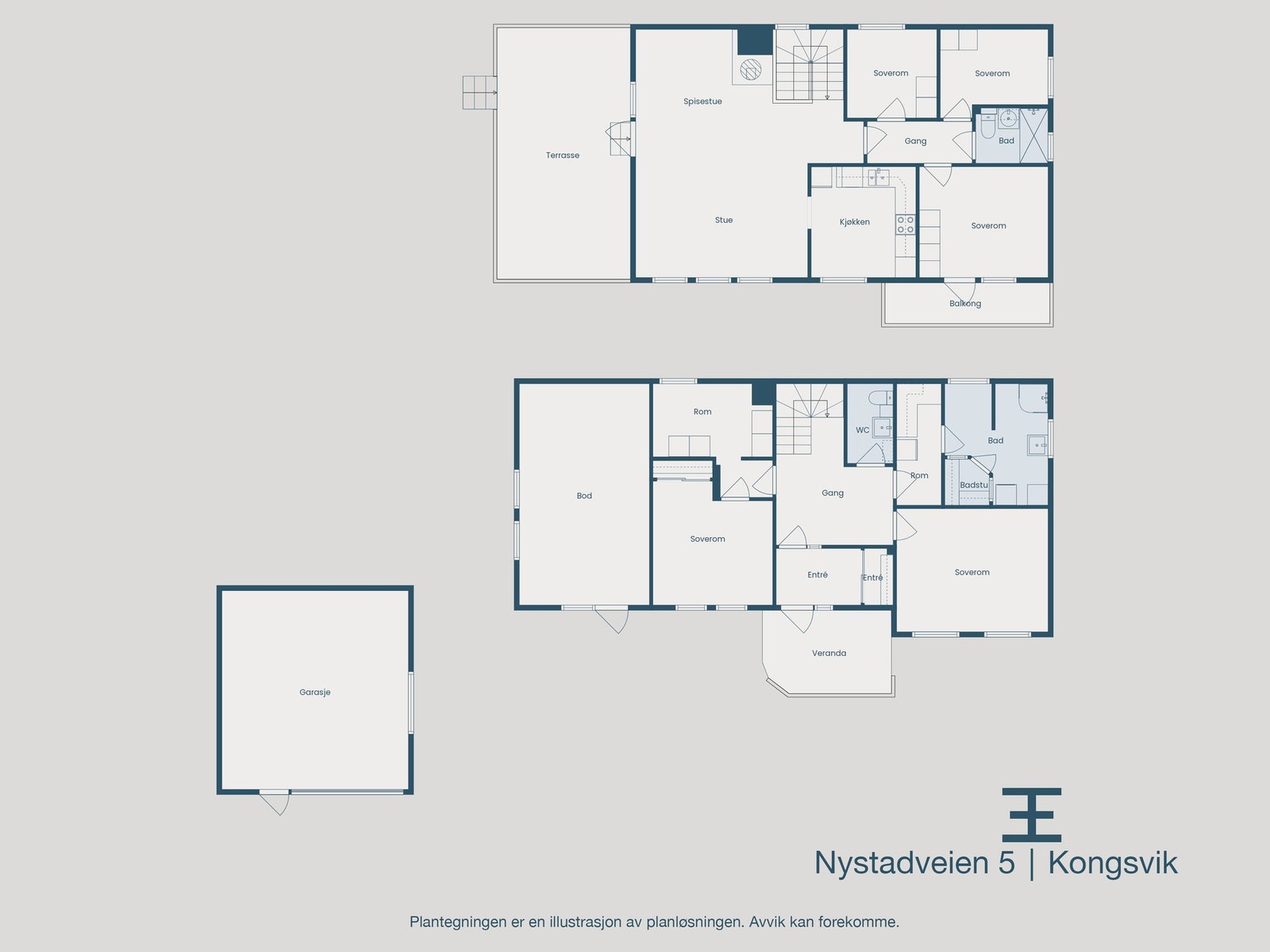 Plantegninger samlet Galleribilde