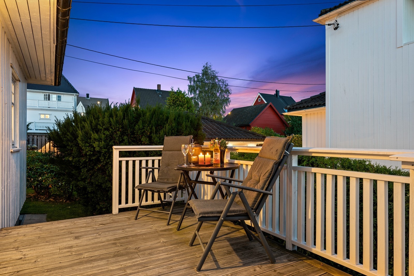 Nedgang til hagen fra hage Galleribilde