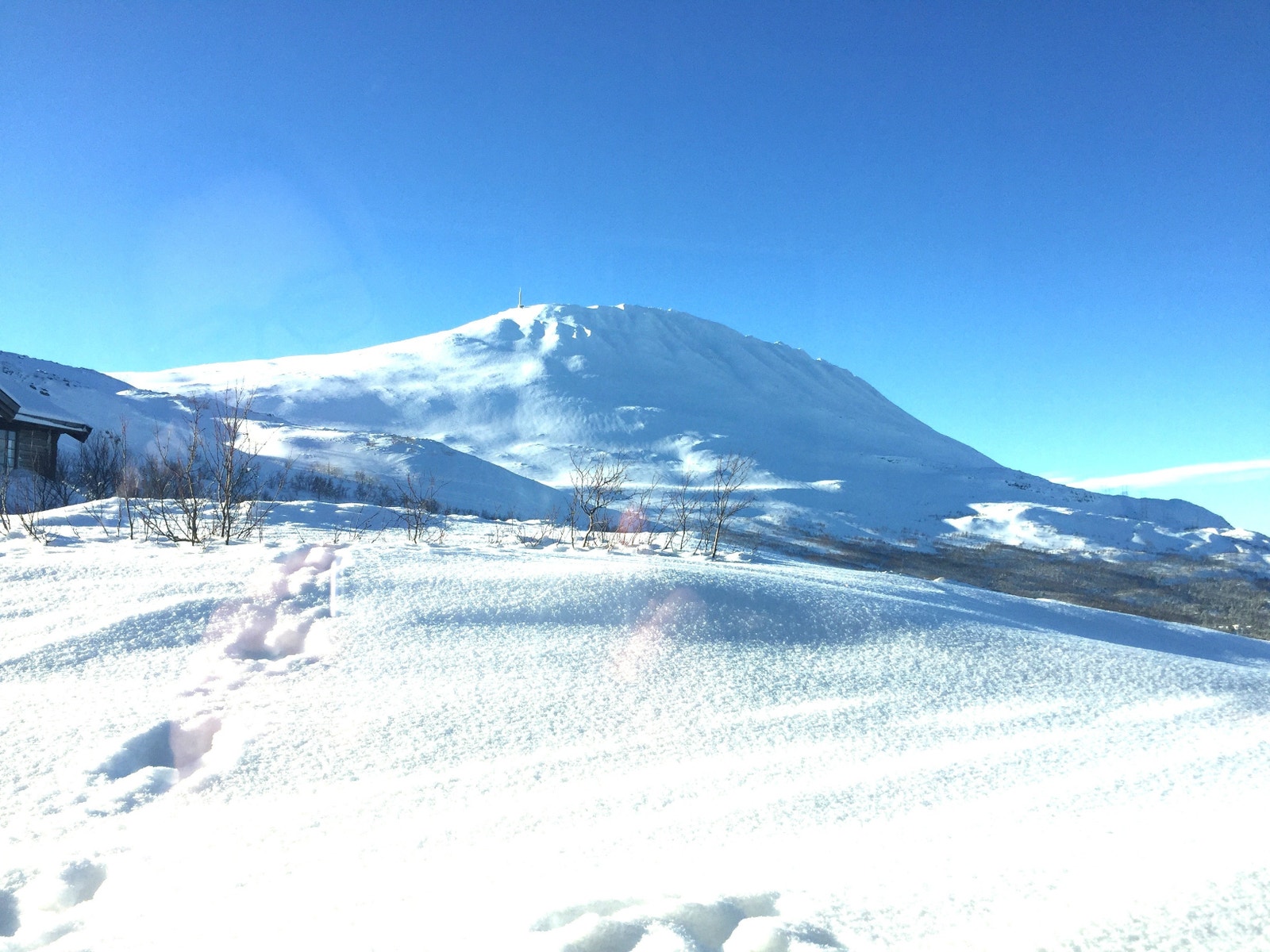 Fra stua - mot Gaustatoppen Galleribilde