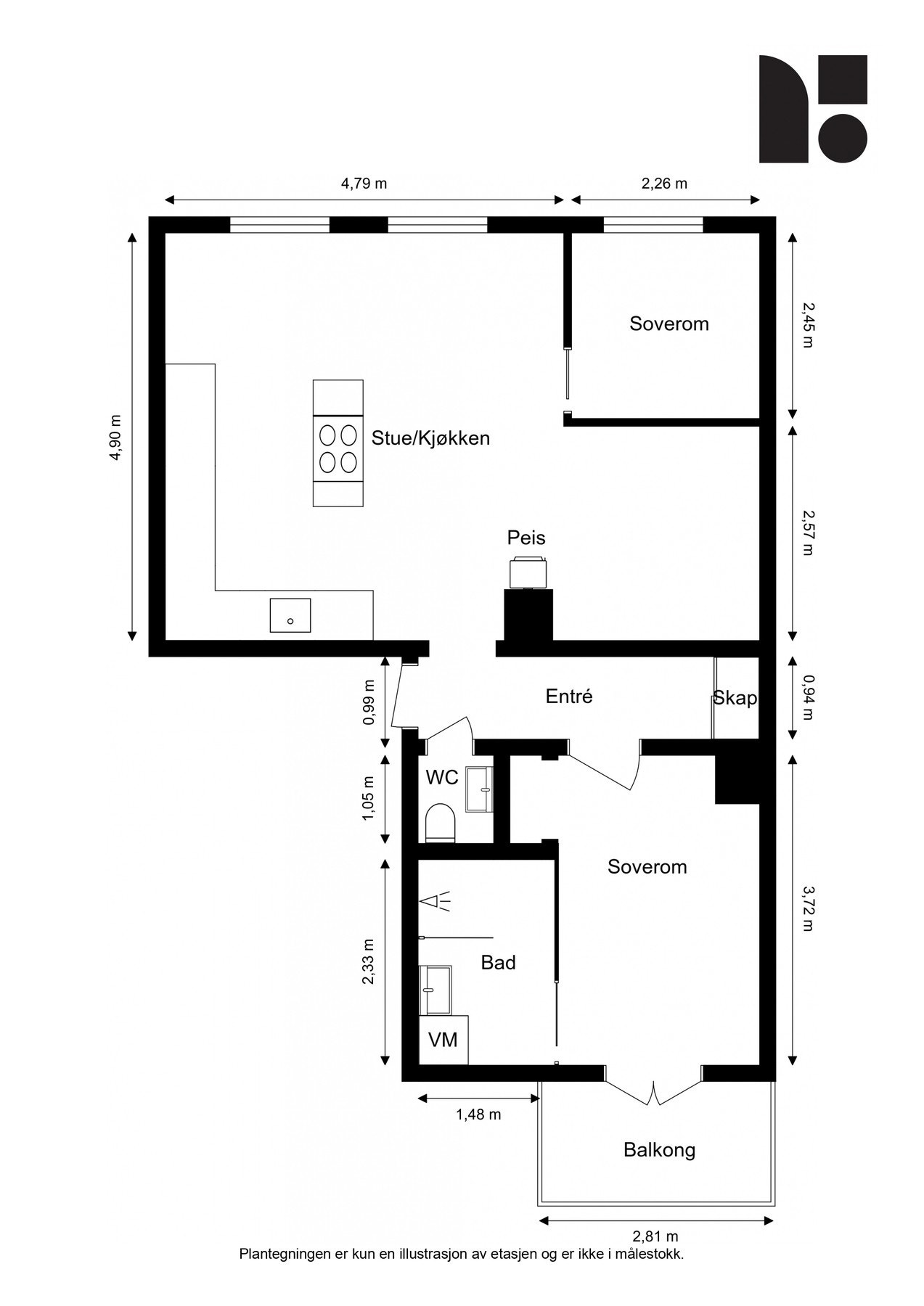 Plantegning. Galleribilde