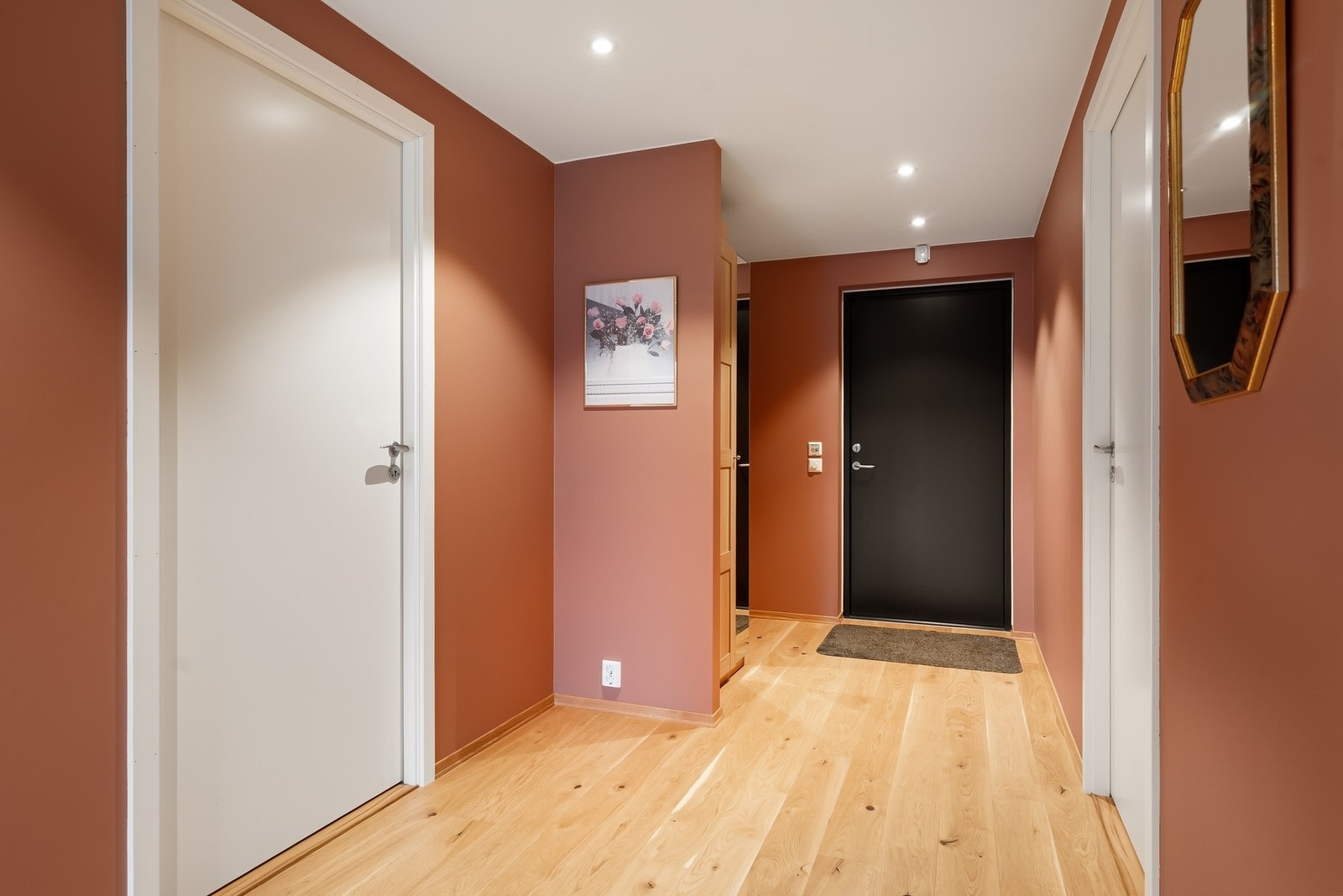 Romslig gang/entré. Galleribilde