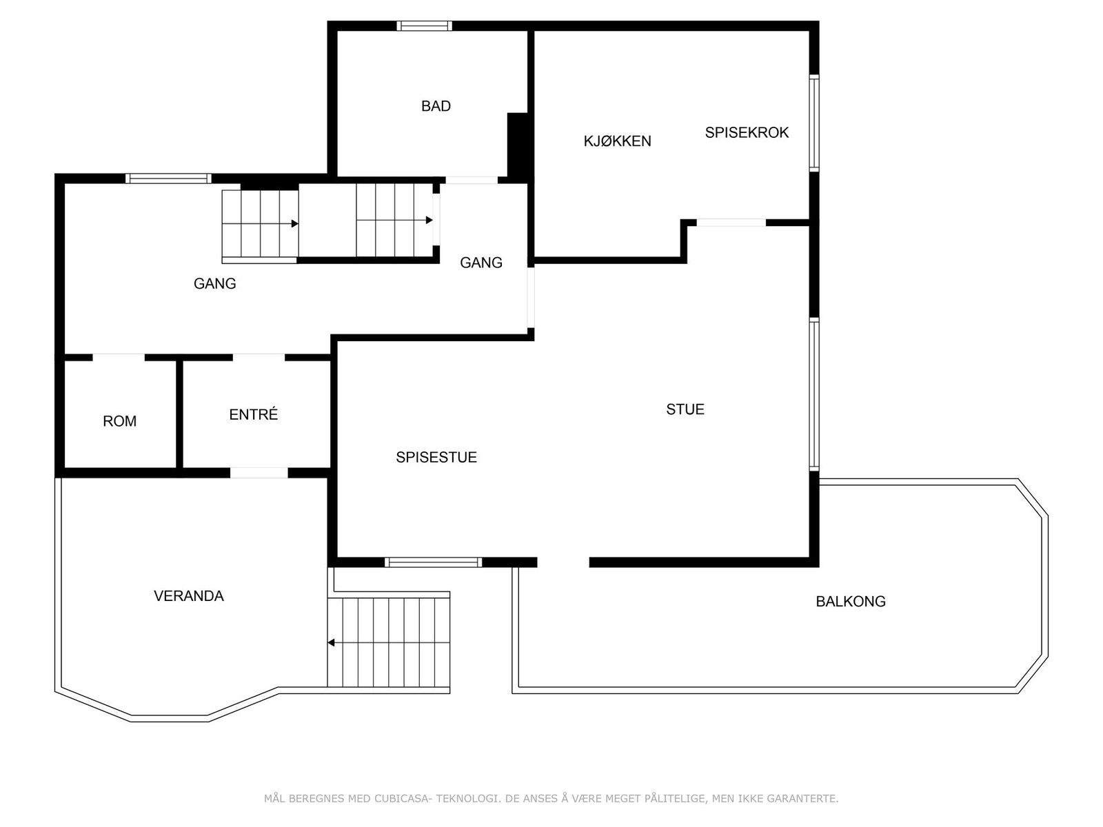 Plantegning 1.etasje. Galleribilde
