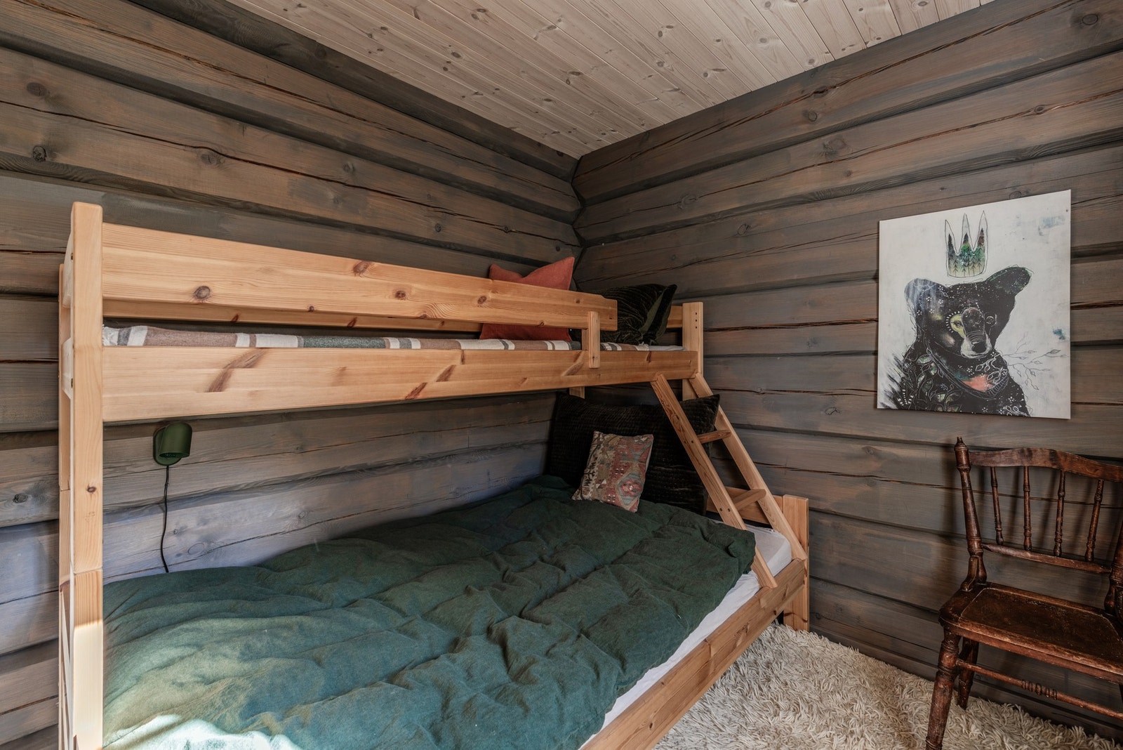 De lune veggene gir en behagelig atmosfære Galleribilde