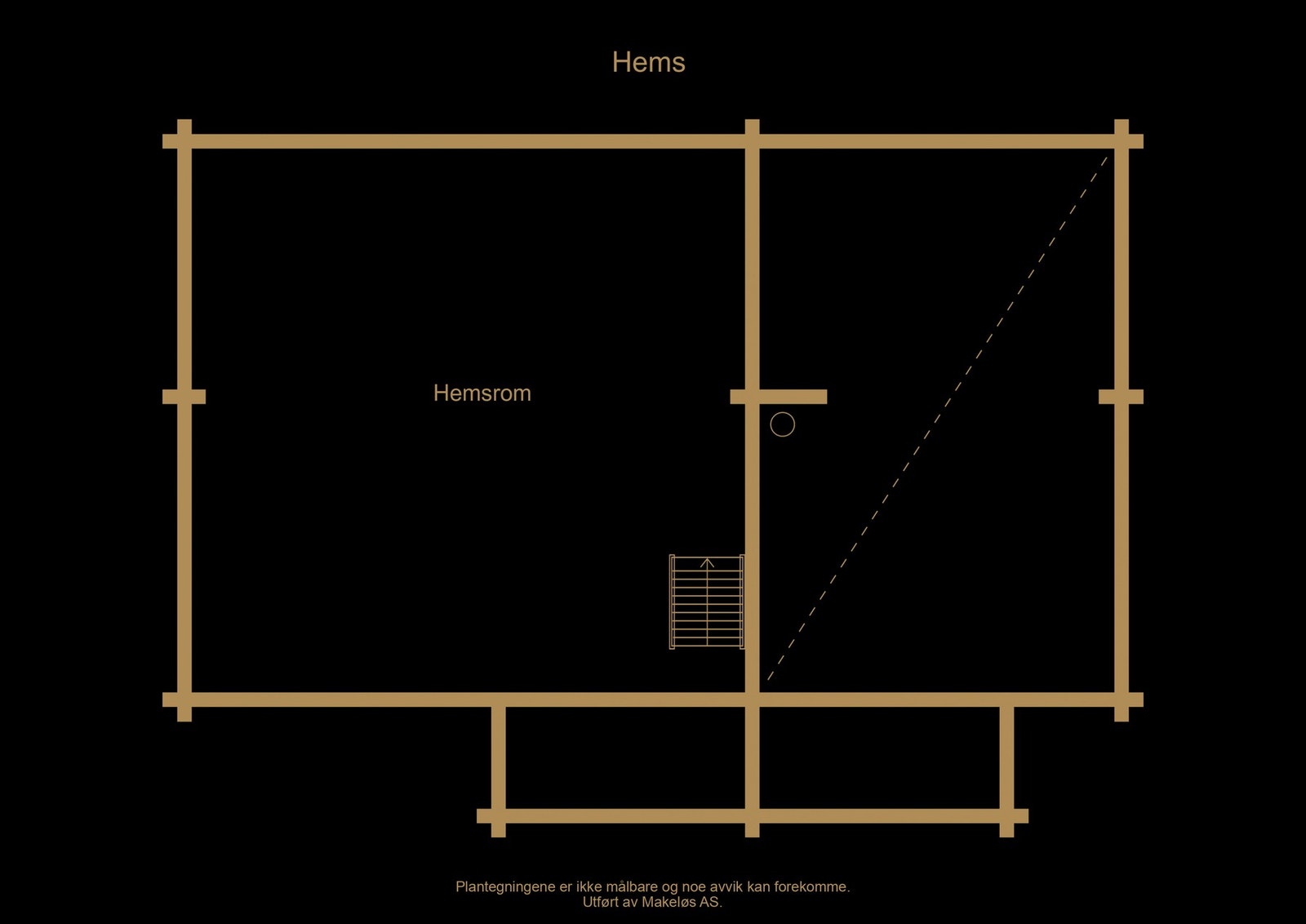 Plantegning hems - illustrasjon, avvik kan forekomme Galleribilde