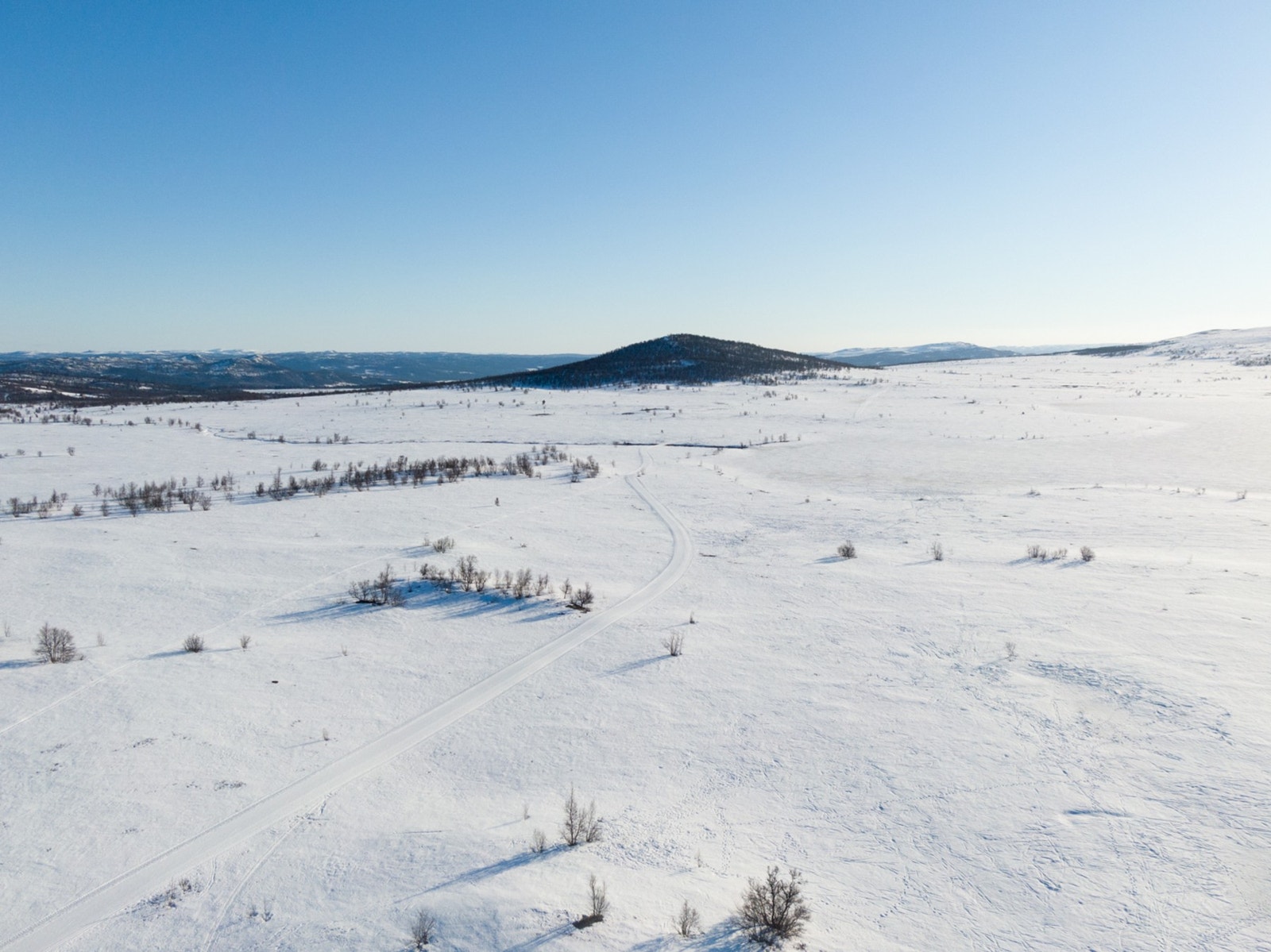 Ta skiheisen opp fra Dagali Fjellpark og kom deg opp i disse fantastiske preparerte langrennsløypene Galleribilde