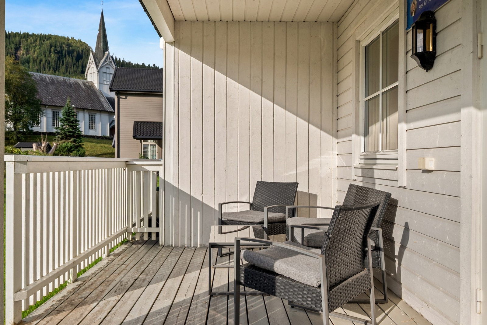 Her kan man nyte gode solforhold. Galleribilde