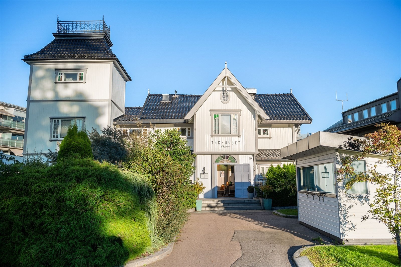 Tårnhuset er et populært spisested i Kolbotn sentrum. Galleribilde
