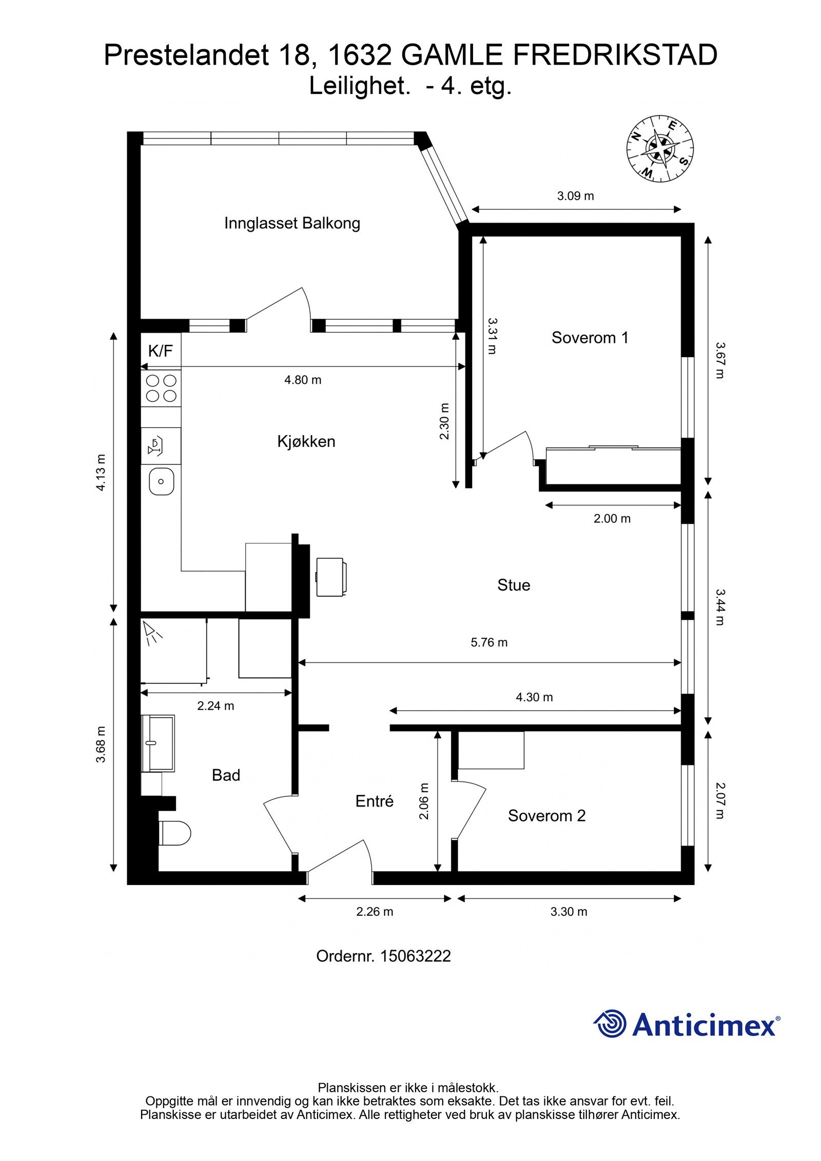 Plantegning Galleribilde