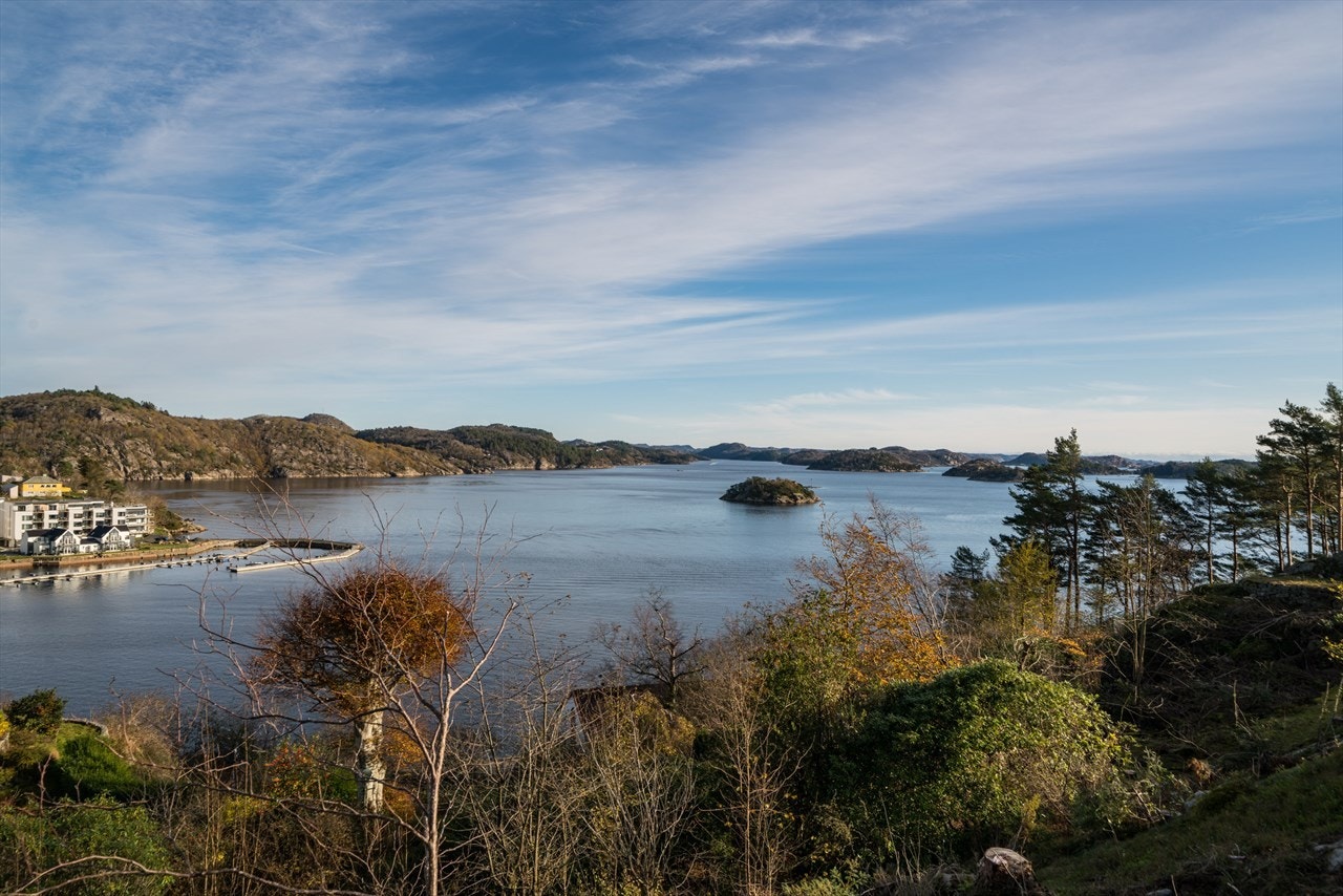 Unike utsiktstomter ved sentrum Galleribilde