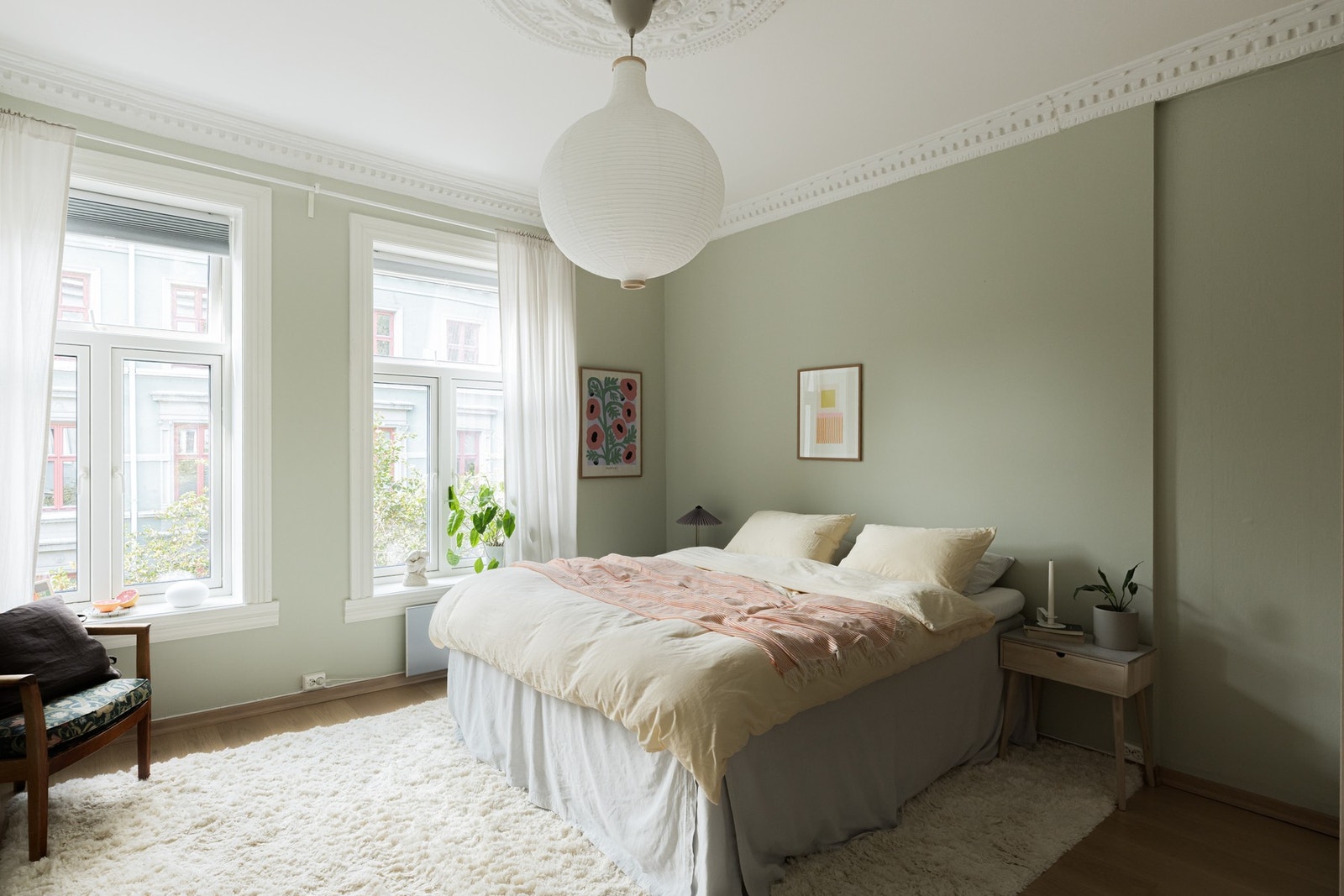 Soverommet har en avslappet atmosfære, som gjør det enkelt å falle til ro om kvelden. Galleribilde