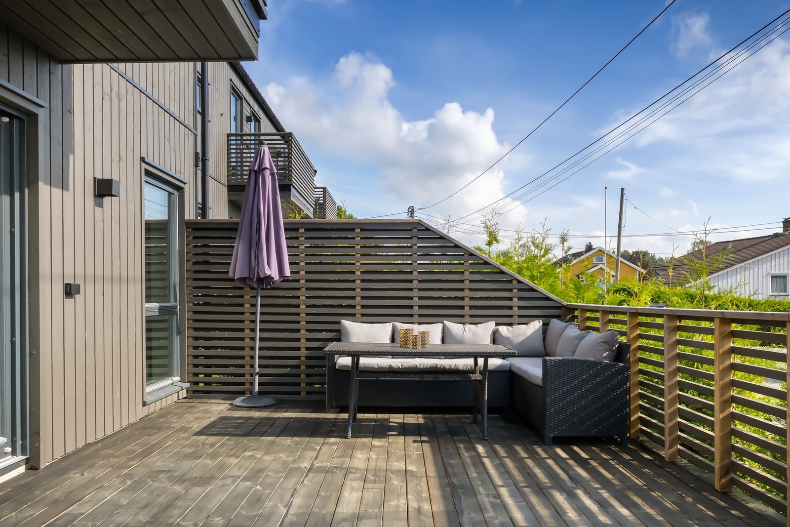 God plass til diverse utemøblement. Galleribilde