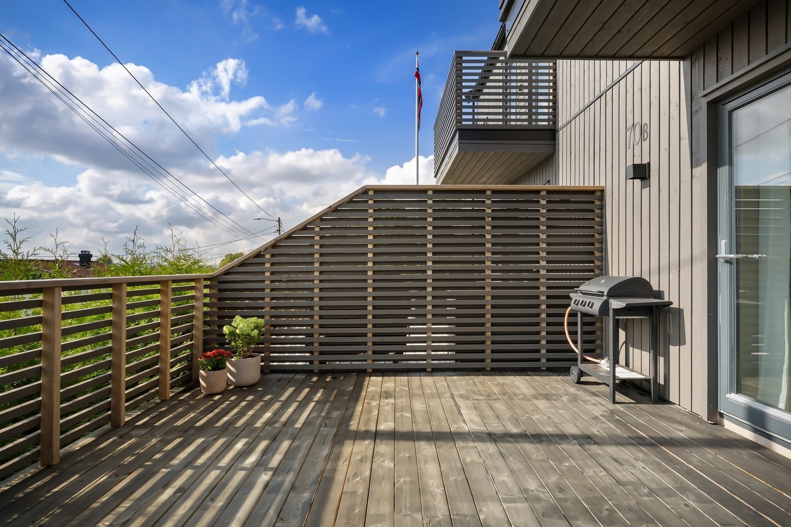 Perfekt for sene sommerkvelder med familie og venner. Galleribilde