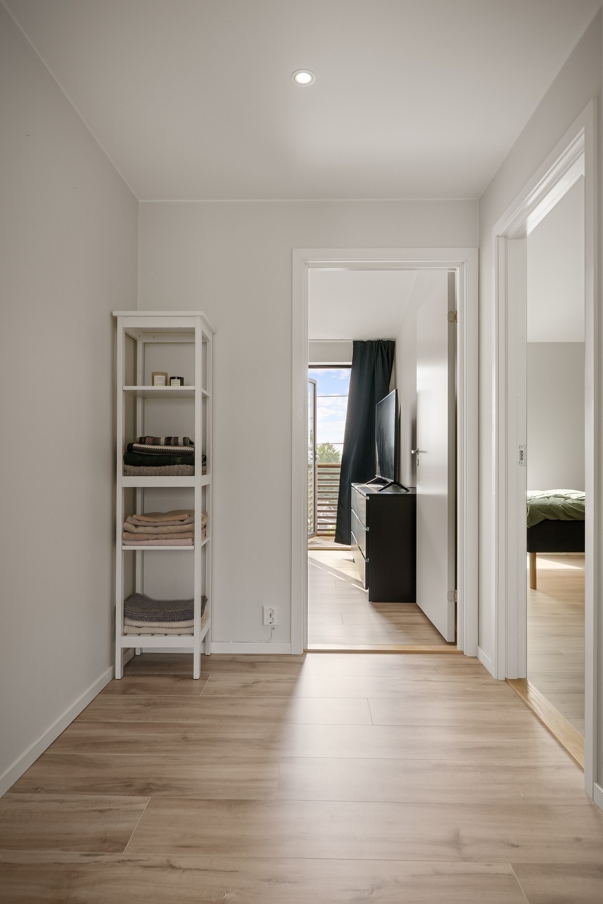 Gangen i 2. etasje binder alle tre soverommene sammen. Galleribilde