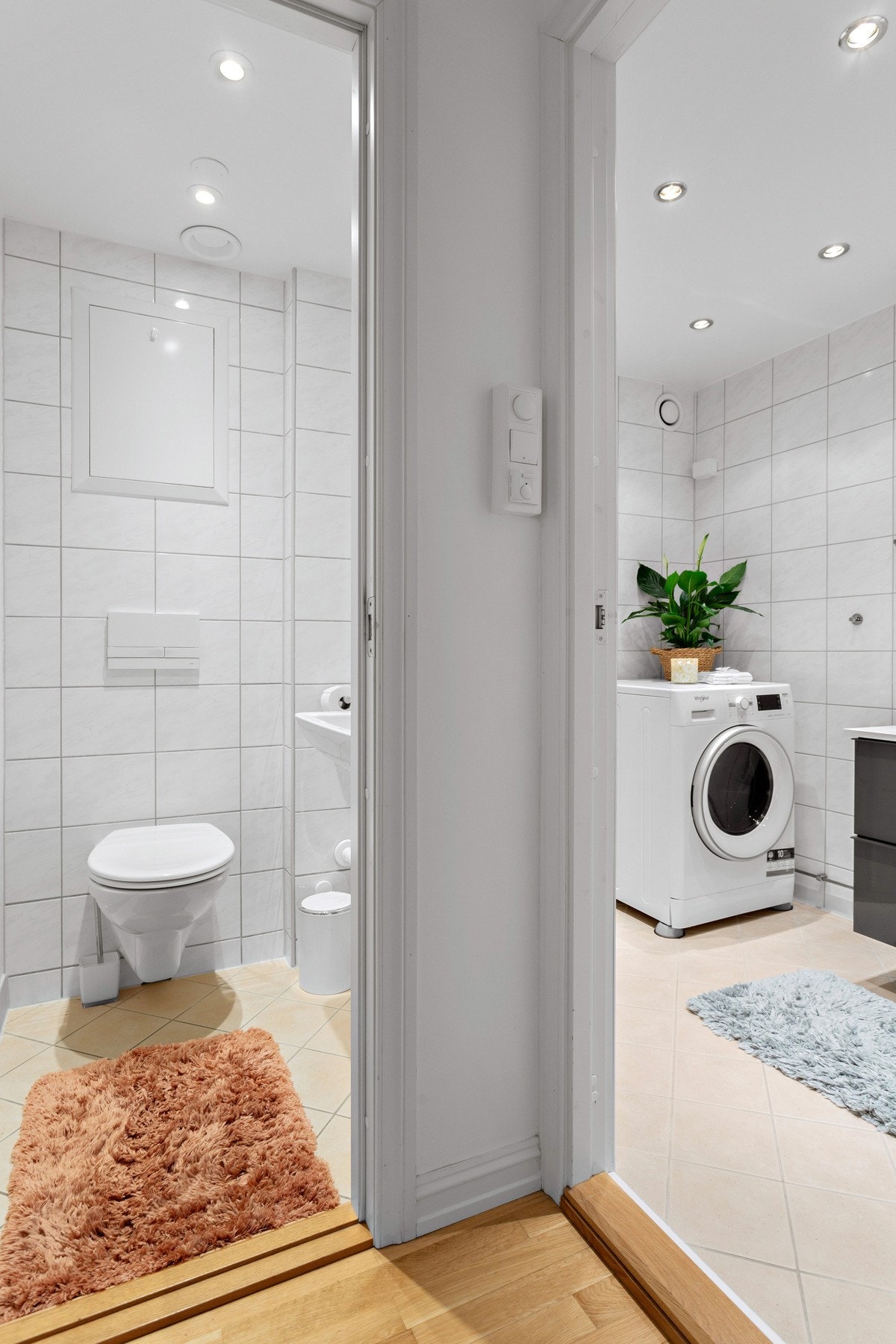 Både badet og toalettrommet ble tatt i 2013 i regi av borettslaget Galleribilde