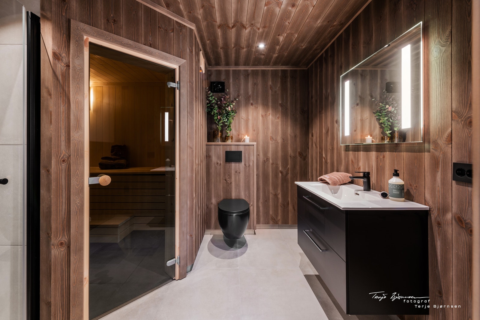 Interiør fra en lignende hytte med tilvalg! Galleribilde