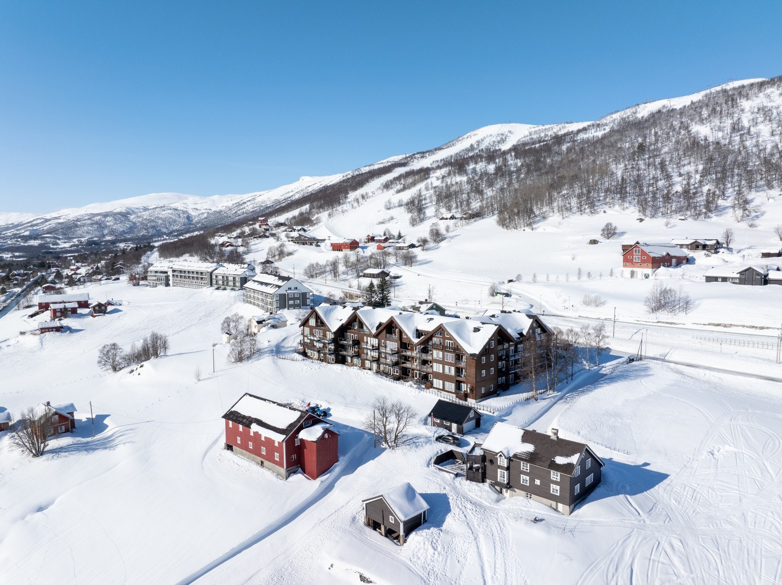Flott og solrik beliggenhet like ved SkiGeilo sitt alpine anlegg Galleribilde