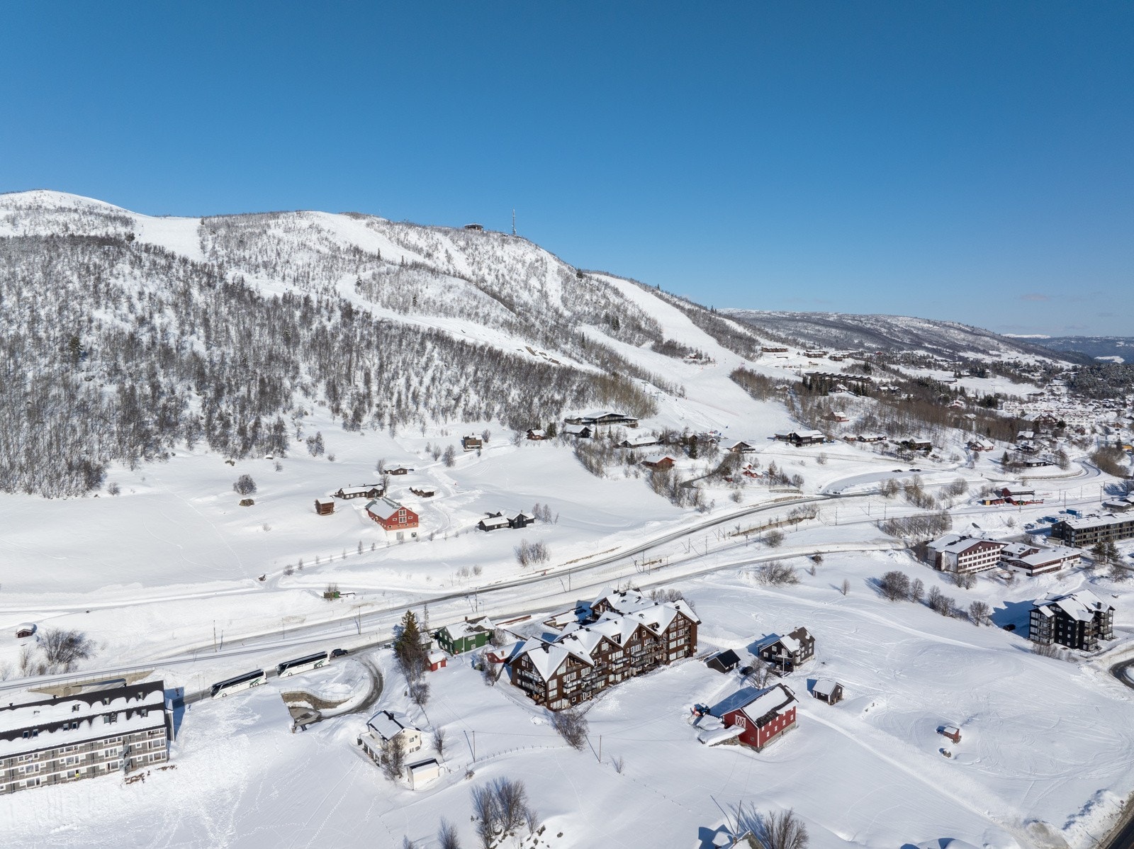 Kort vei til Geilo sentrum og Geilo stasjon Galleribilde