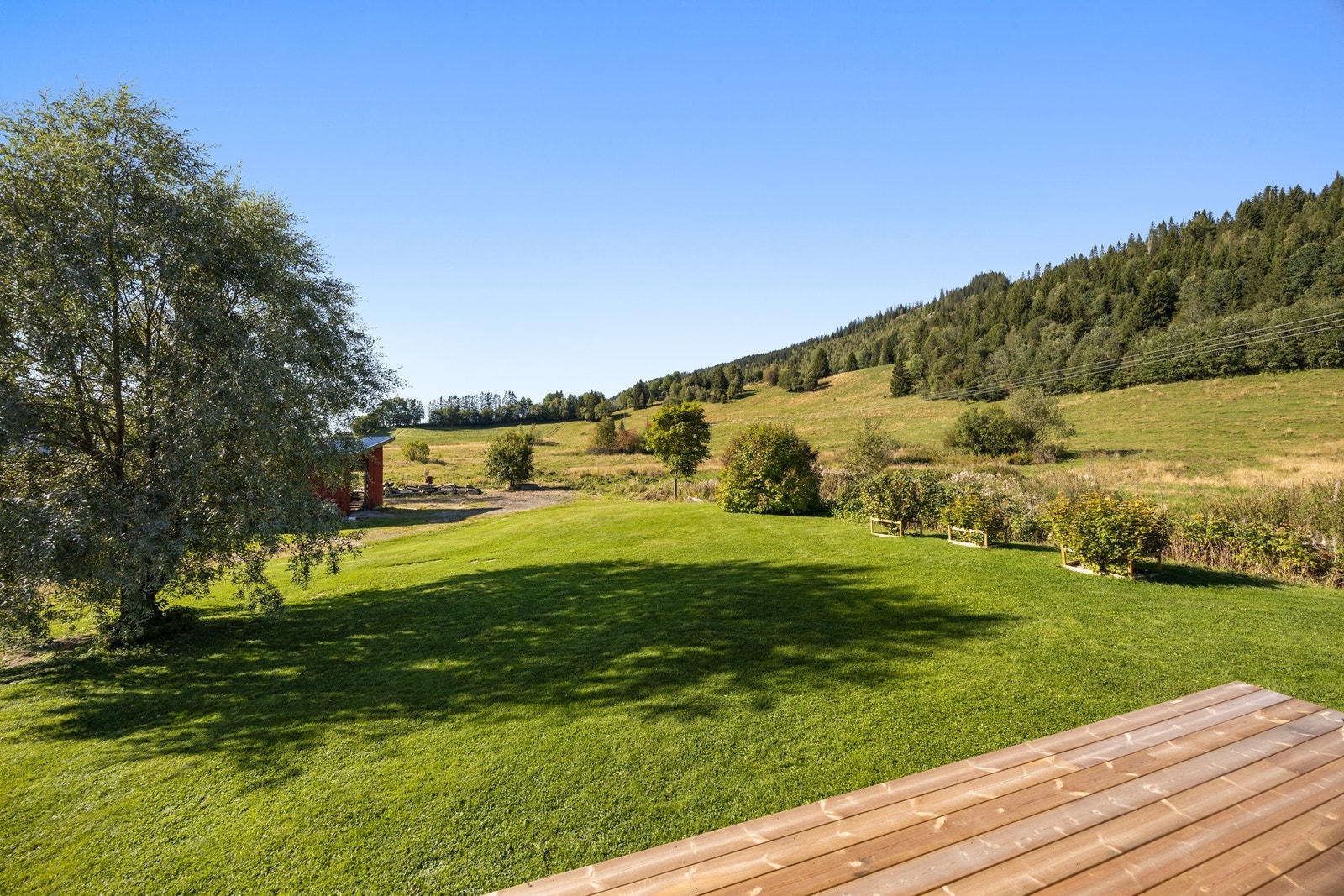 Utsikt fra terrassen Galleribilde