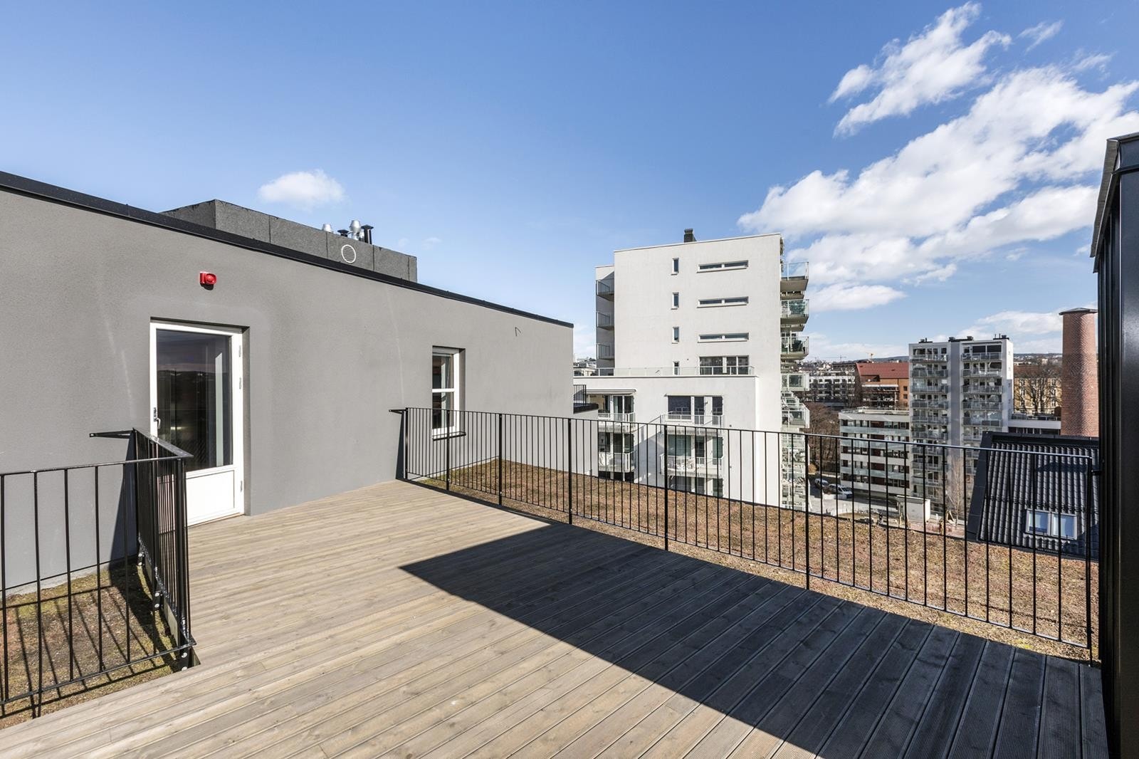 Felles takterrasse til bruk for beboerne Galleribilde