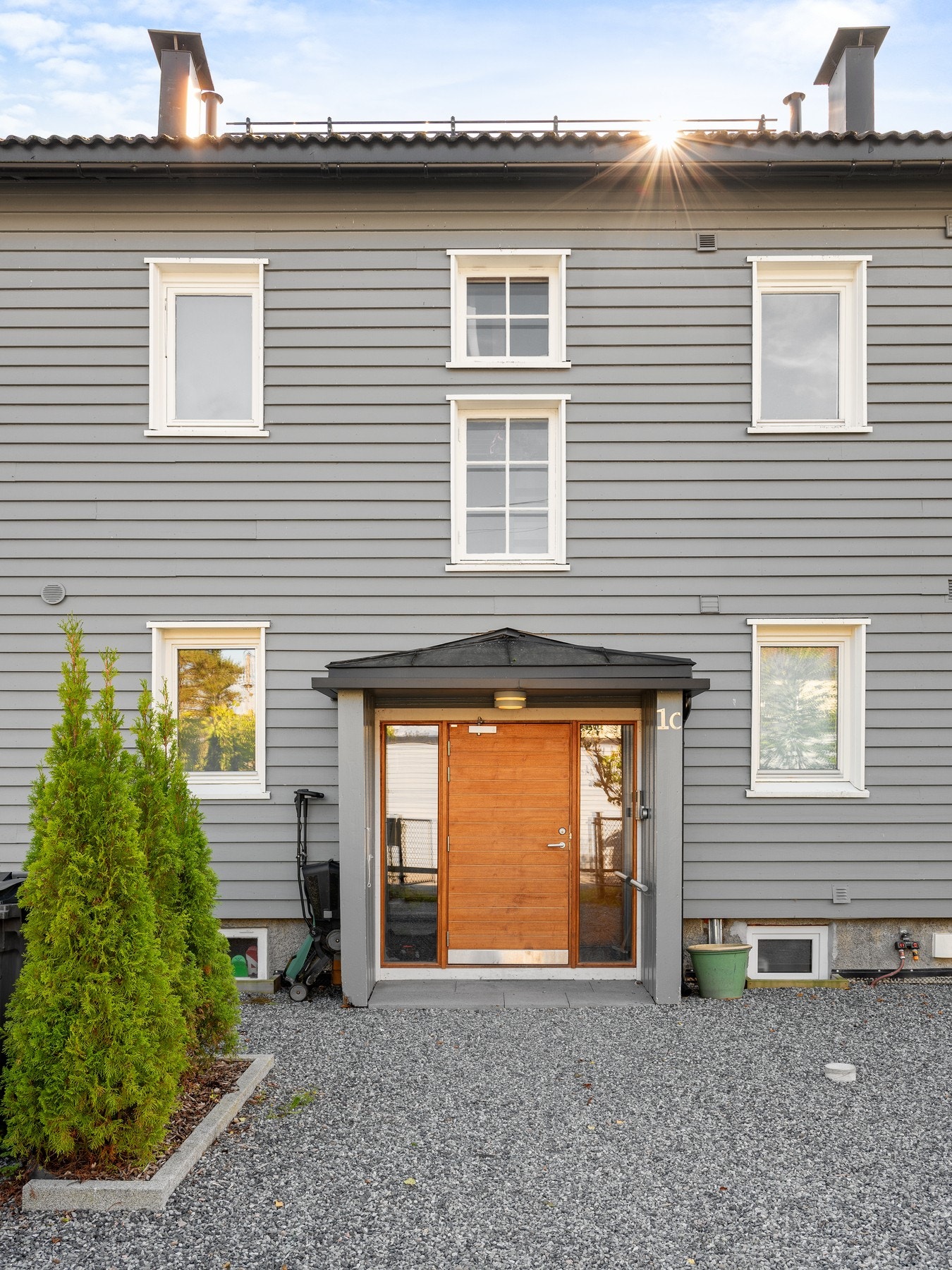 Innbydende inngangsparti til Sigurd Johannesens vei 1C Galleribilde